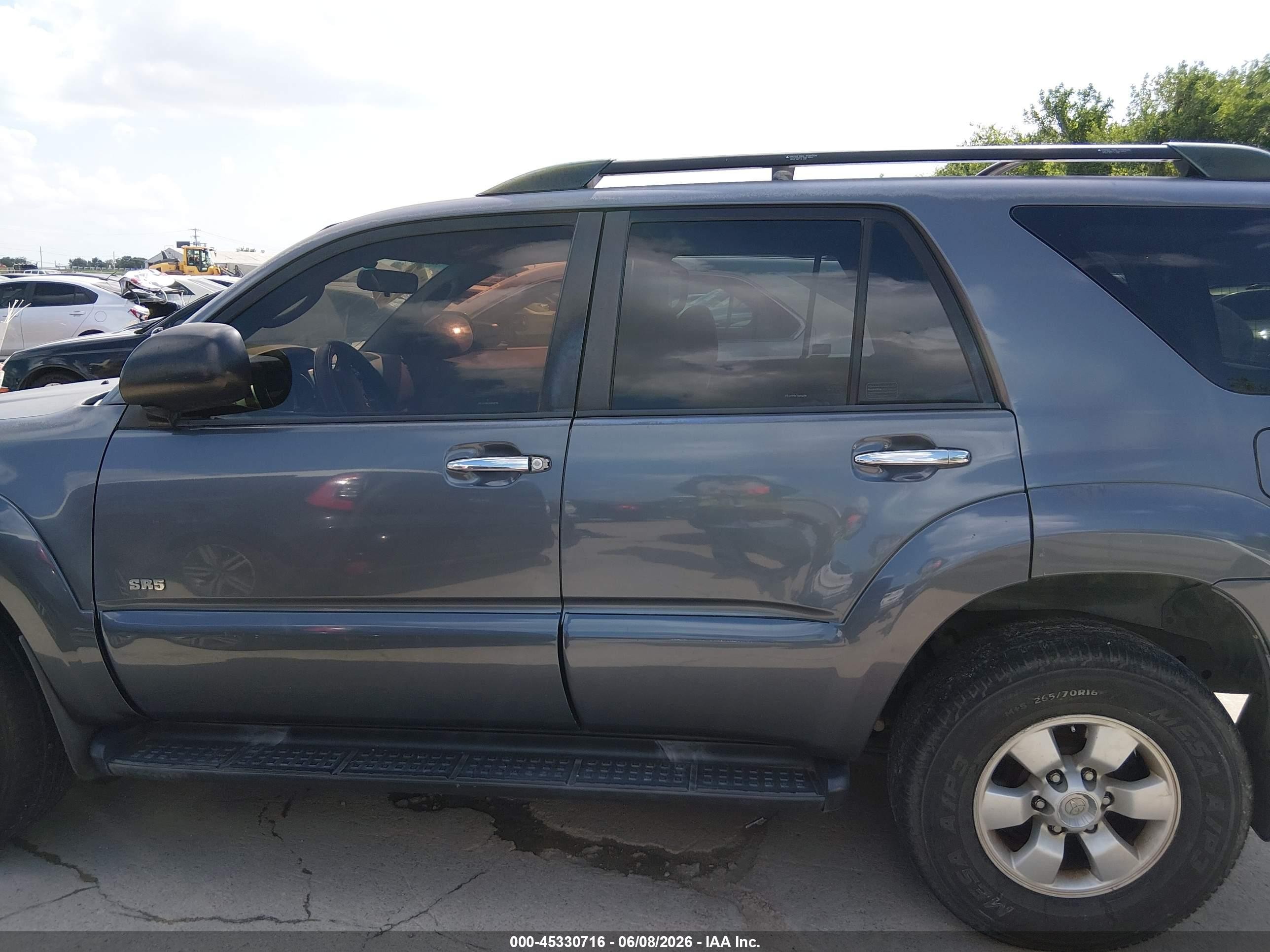 2007 Toyota 4runner Sr5 Серый vin: JTEZU14R670098290