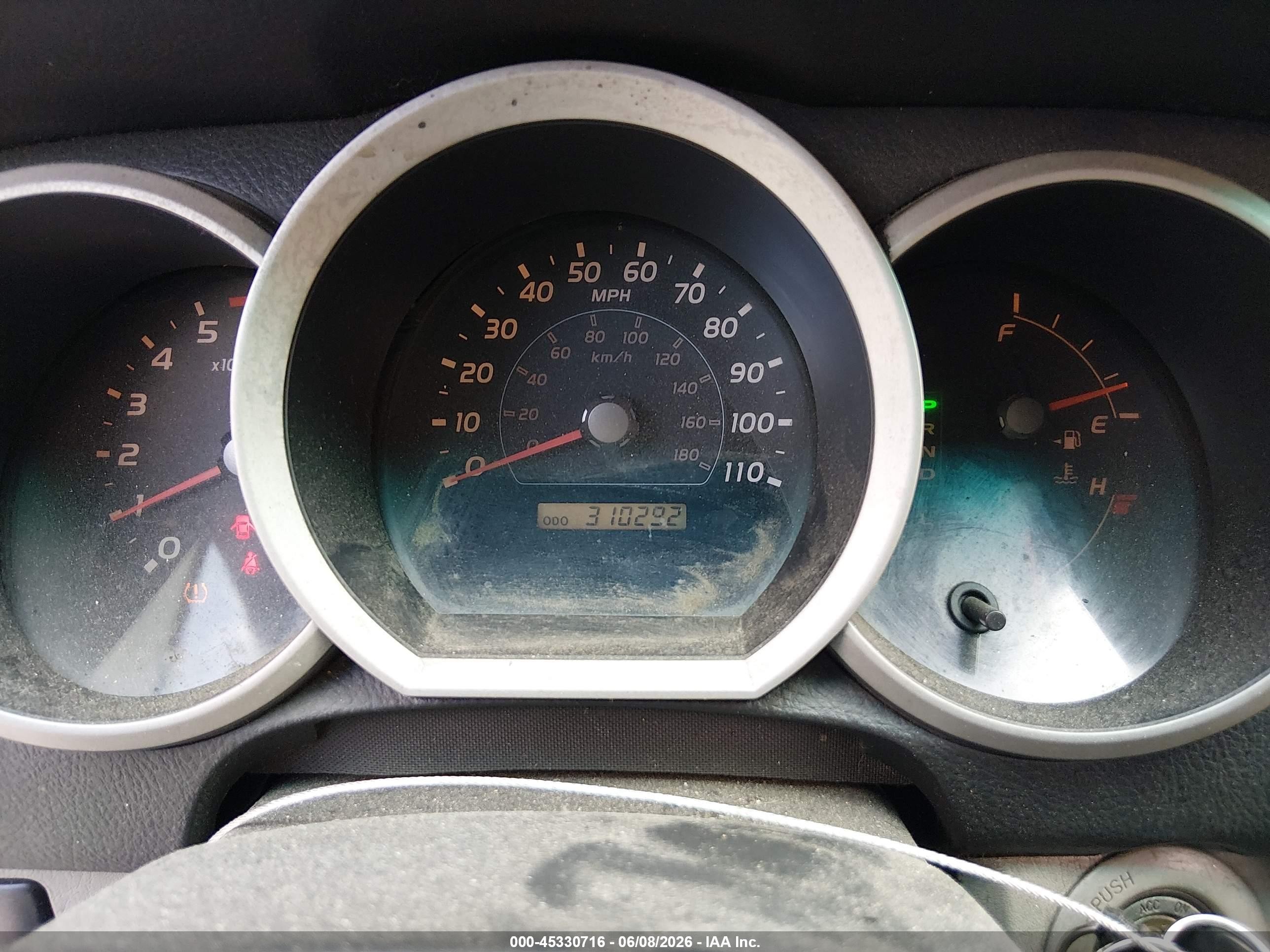 2007 Toyota 4runner Sr5 Серый vin: JTEZU14R670098290