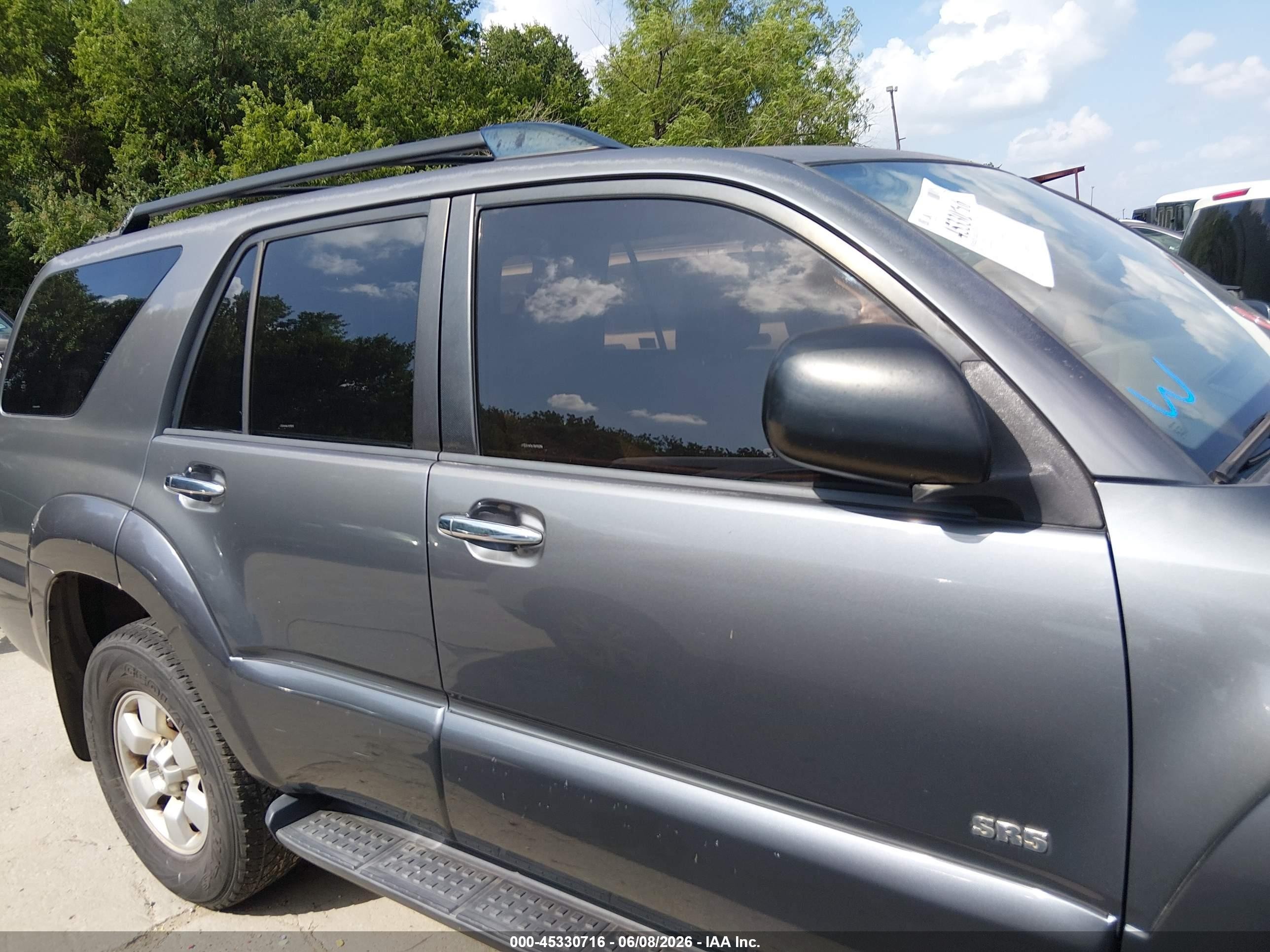 2007 Toyota 4runner Sr5 Серый vin: JTEZU14R670098290
