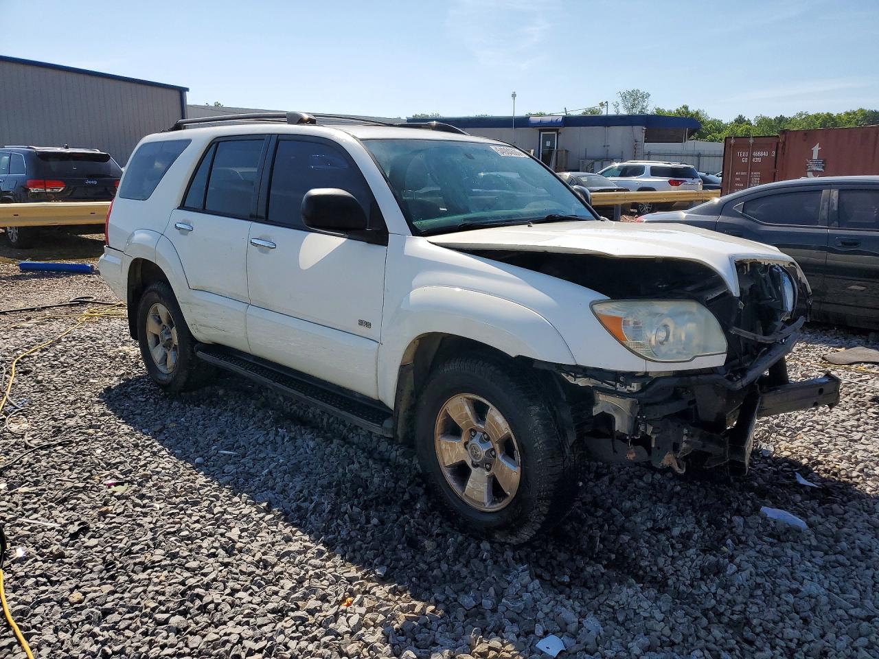 2007 Toyota 4runner Sr5 White vin: JTEZU14R678067655