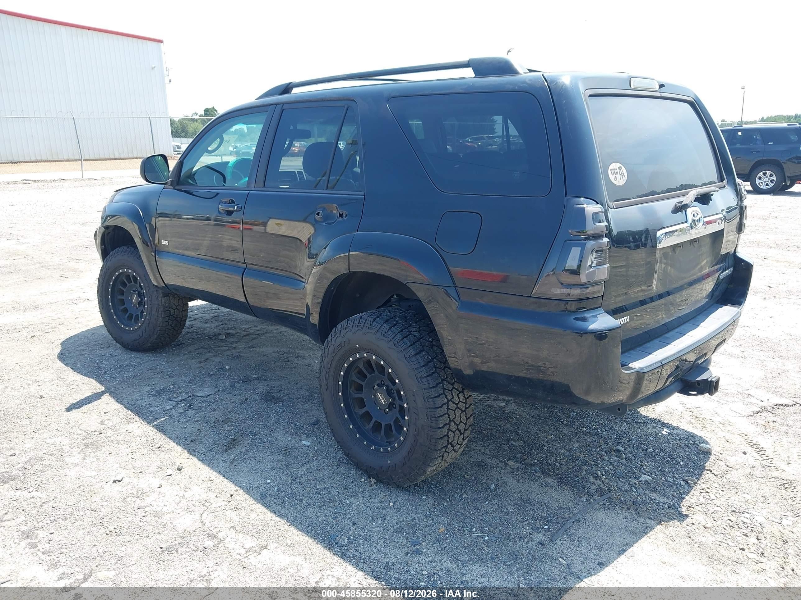 2007 Toyota 4runner Sr5 Black vin: JTEZU14R678068756