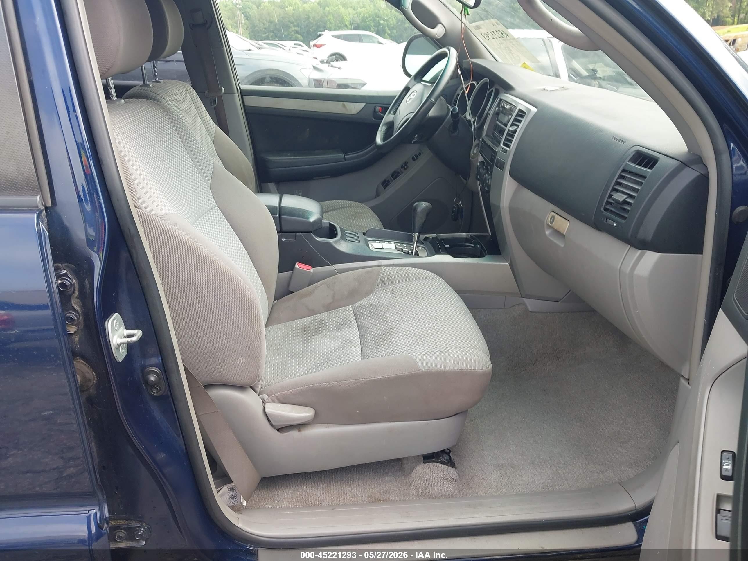 2007 Toyota 4runner Sr5 V6 Dark Blue vin: JTEZU14R678079059