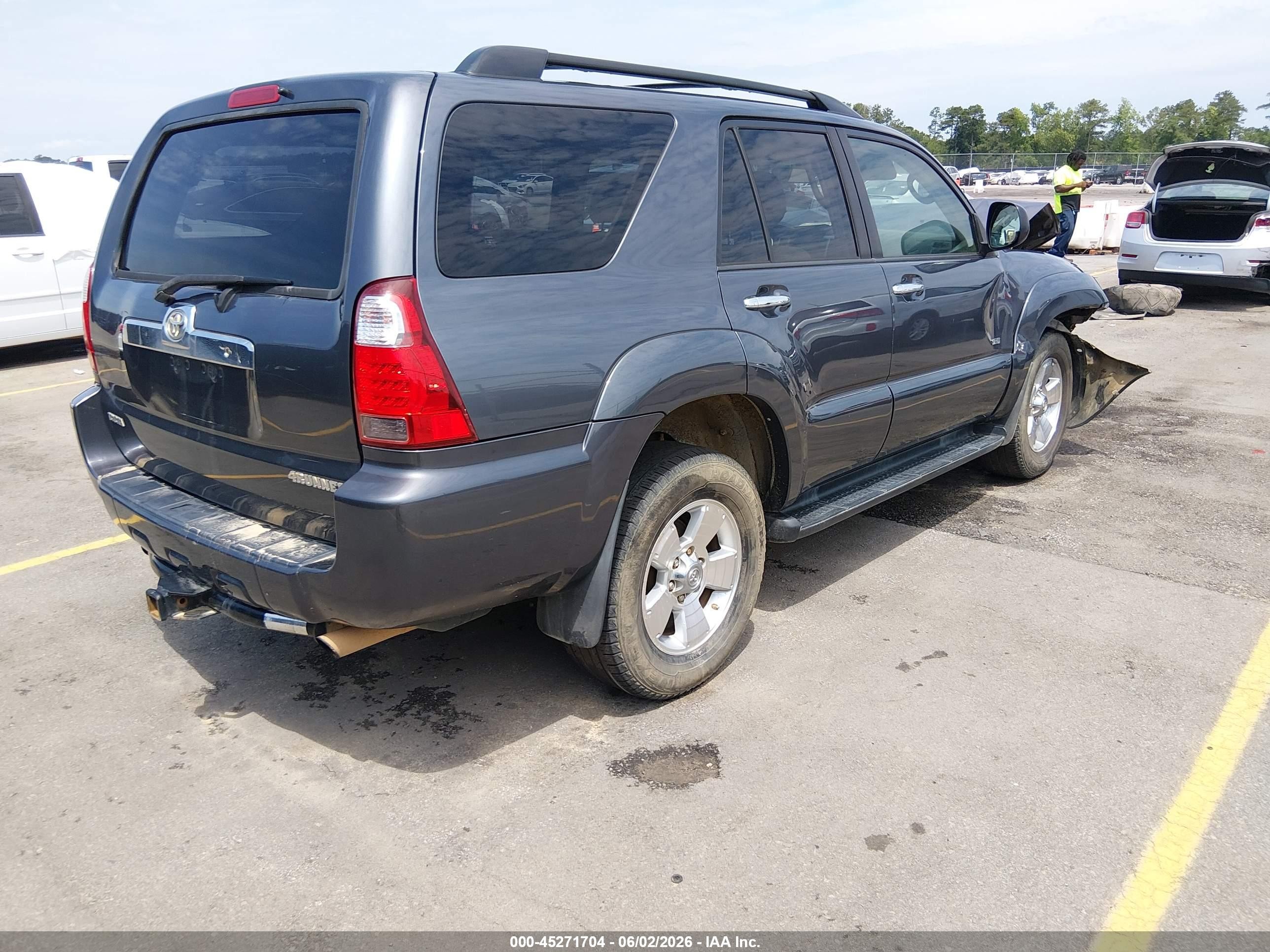 2007 Toyota 4runner Sr5 V6 Синий vin: JTEZU14R678088263