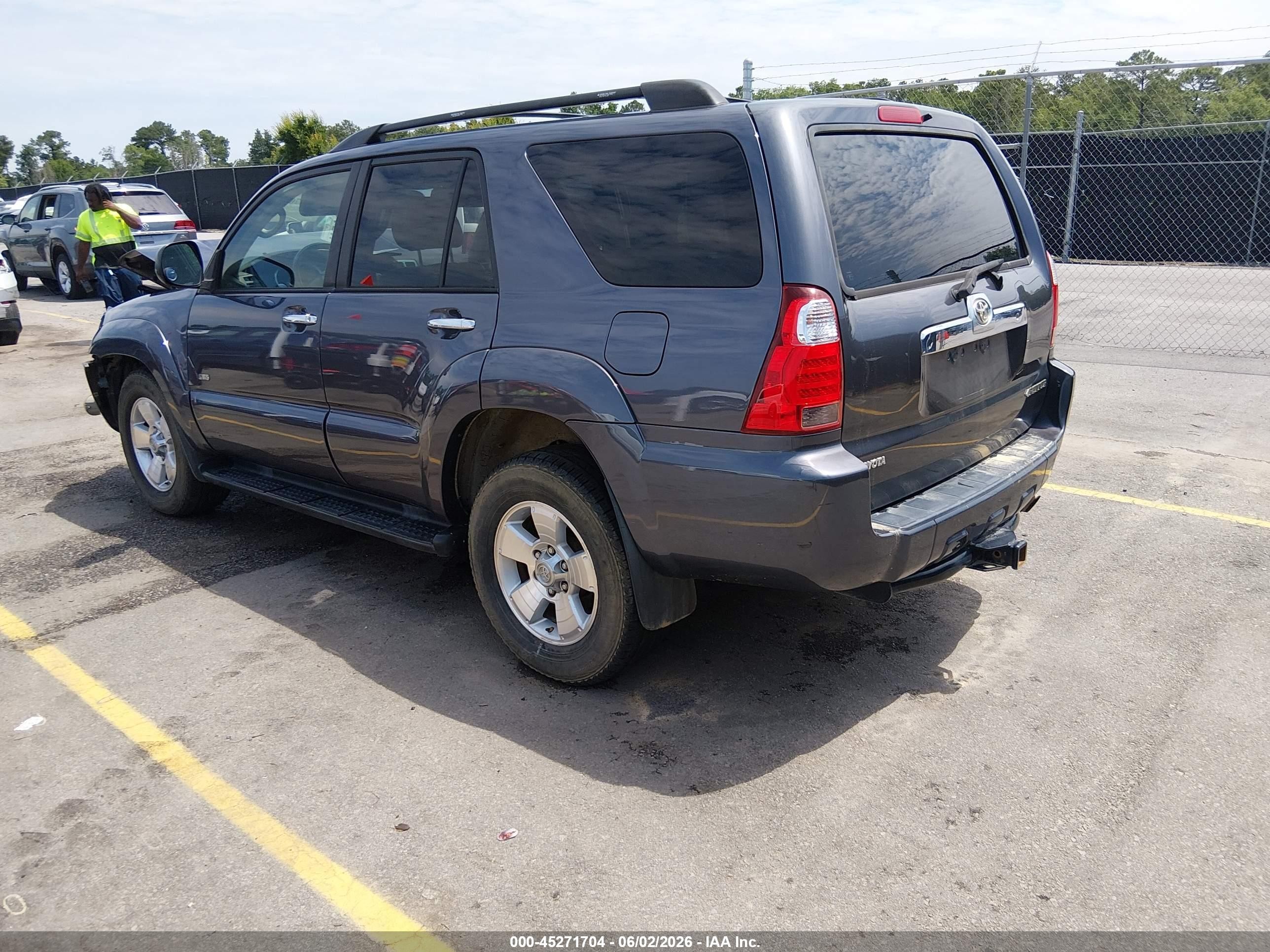 2007 Toyota 4runner Sr5 V6 Синий vin: JTEZU14R678088263