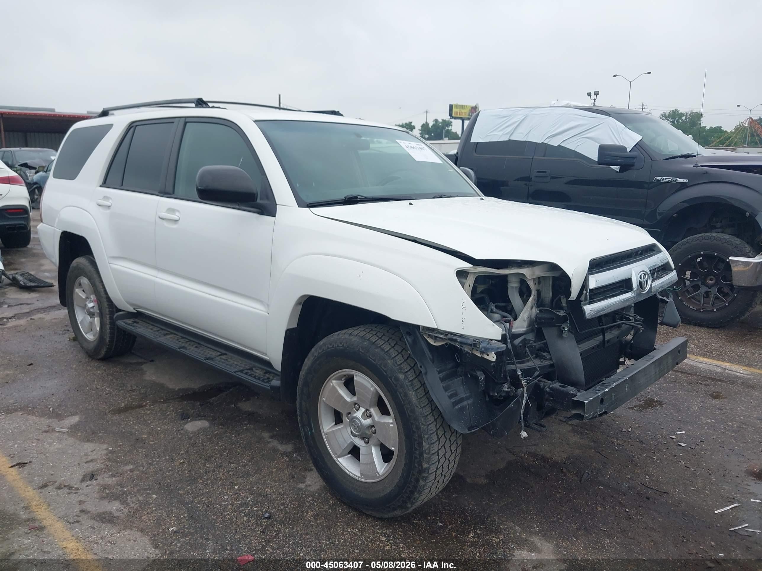 2005 Toyota 4runner Sr5 V6 White vin: JTEZU14R750052349