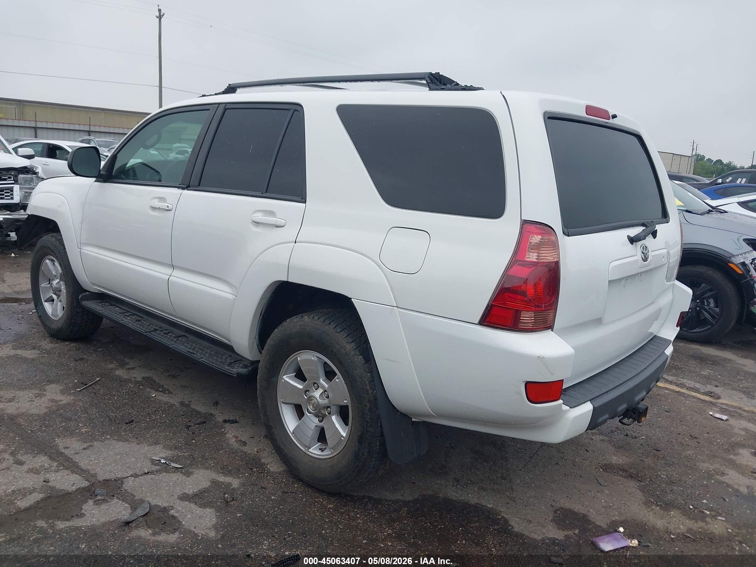 2005 Toyota 4runner Sr5 V6 White vin: JTEZU14R750052349
