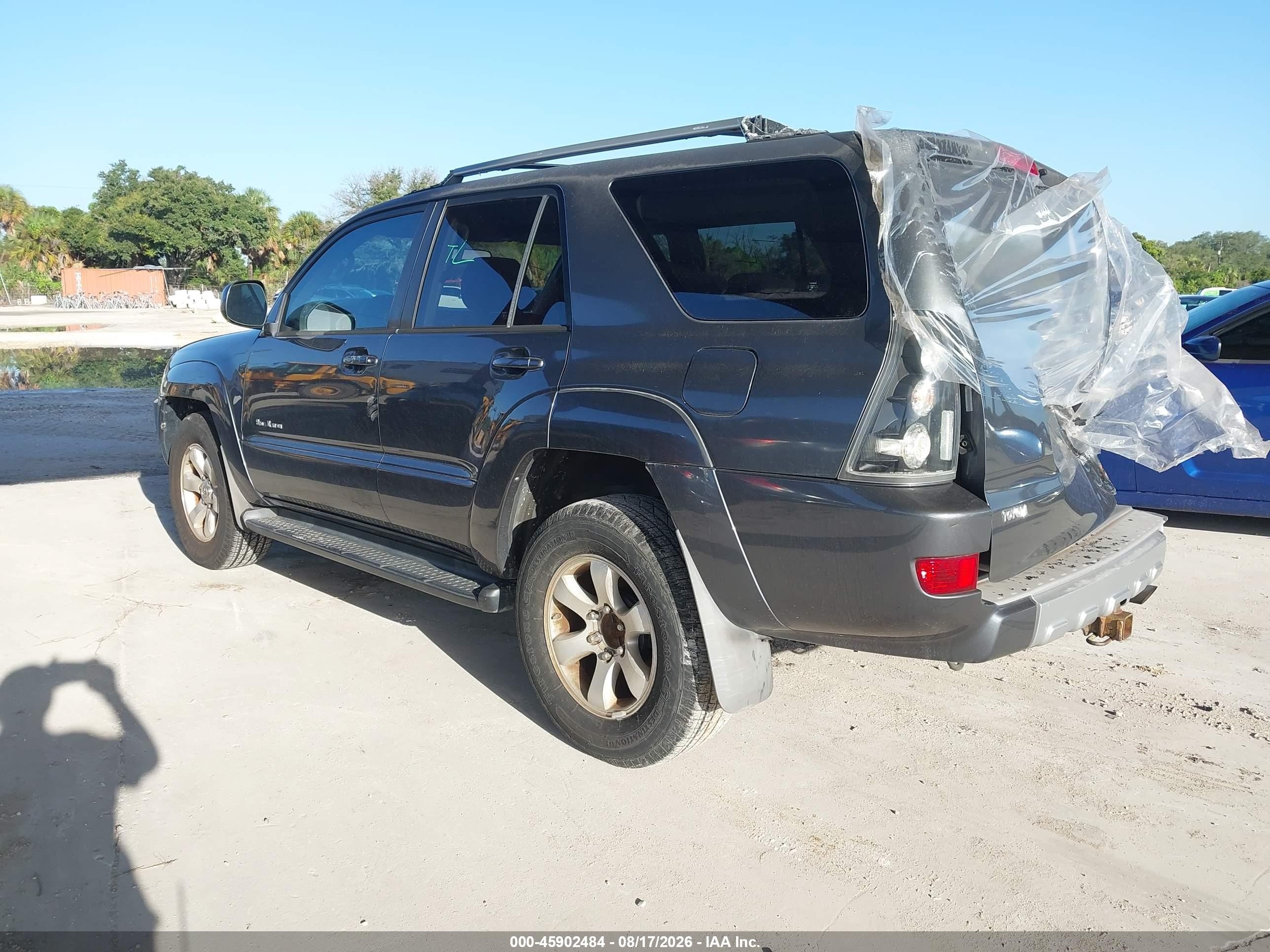 2005 Toyota 4runner Sr5 Sport V6 Gray vin: JTEZU14R750054361