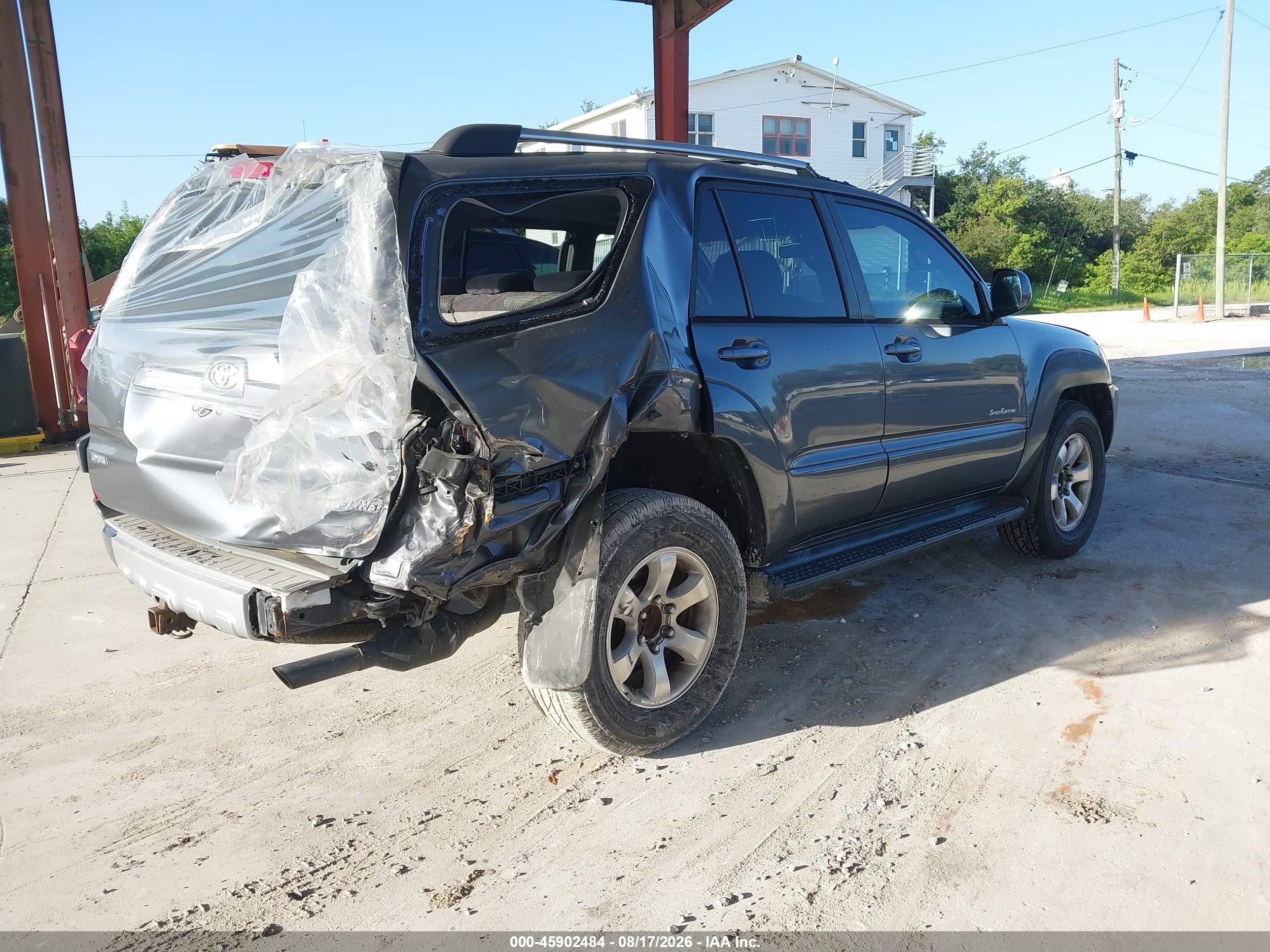 2005 Toyota 4runner Sr5 Sport V6 Gray vin: JTEZU14R750054361