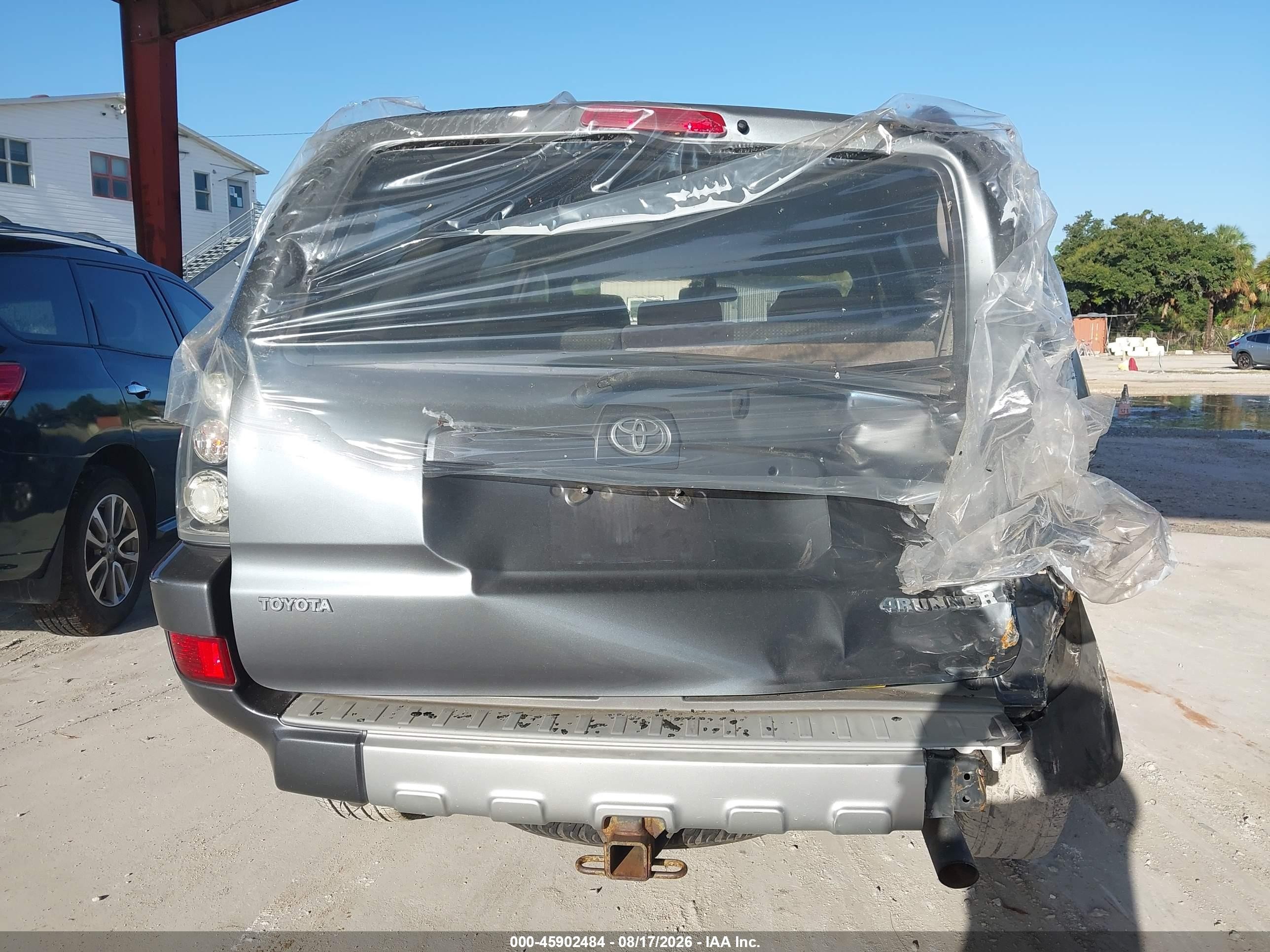 2005 Toyota 4runner Sr5 Sport V6 Gray vin: JTEZU14R750054361