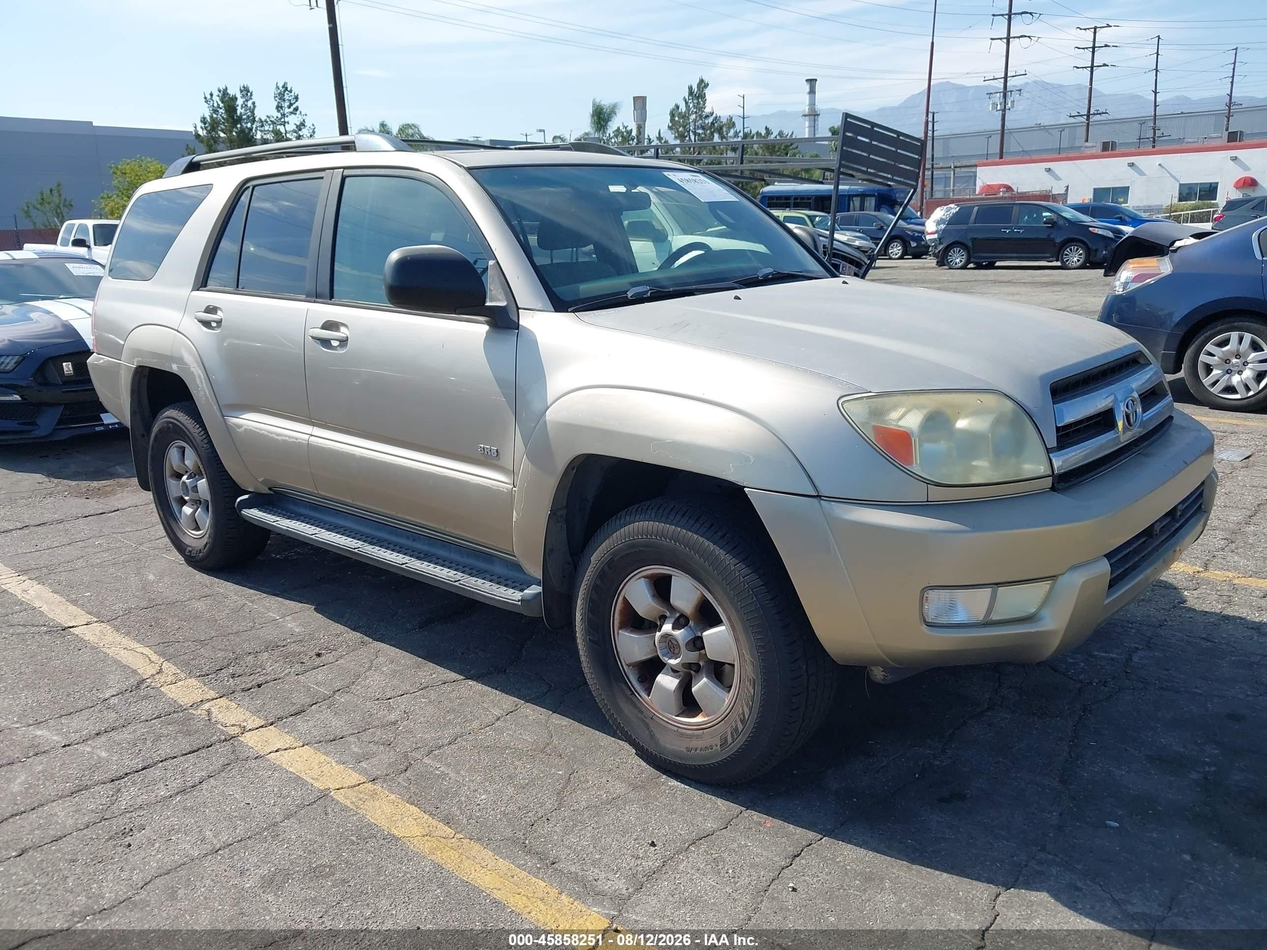 2005 Toyota 4runner Sr5 V6 Gold vin: JTEZU14R750062914