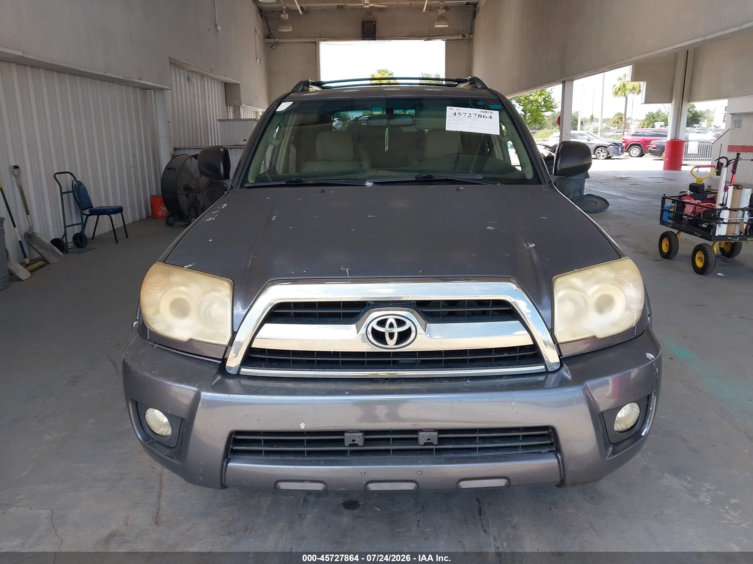 2007 Toyota 4runner Sr5 Blue vin: JTEZU14R778070693