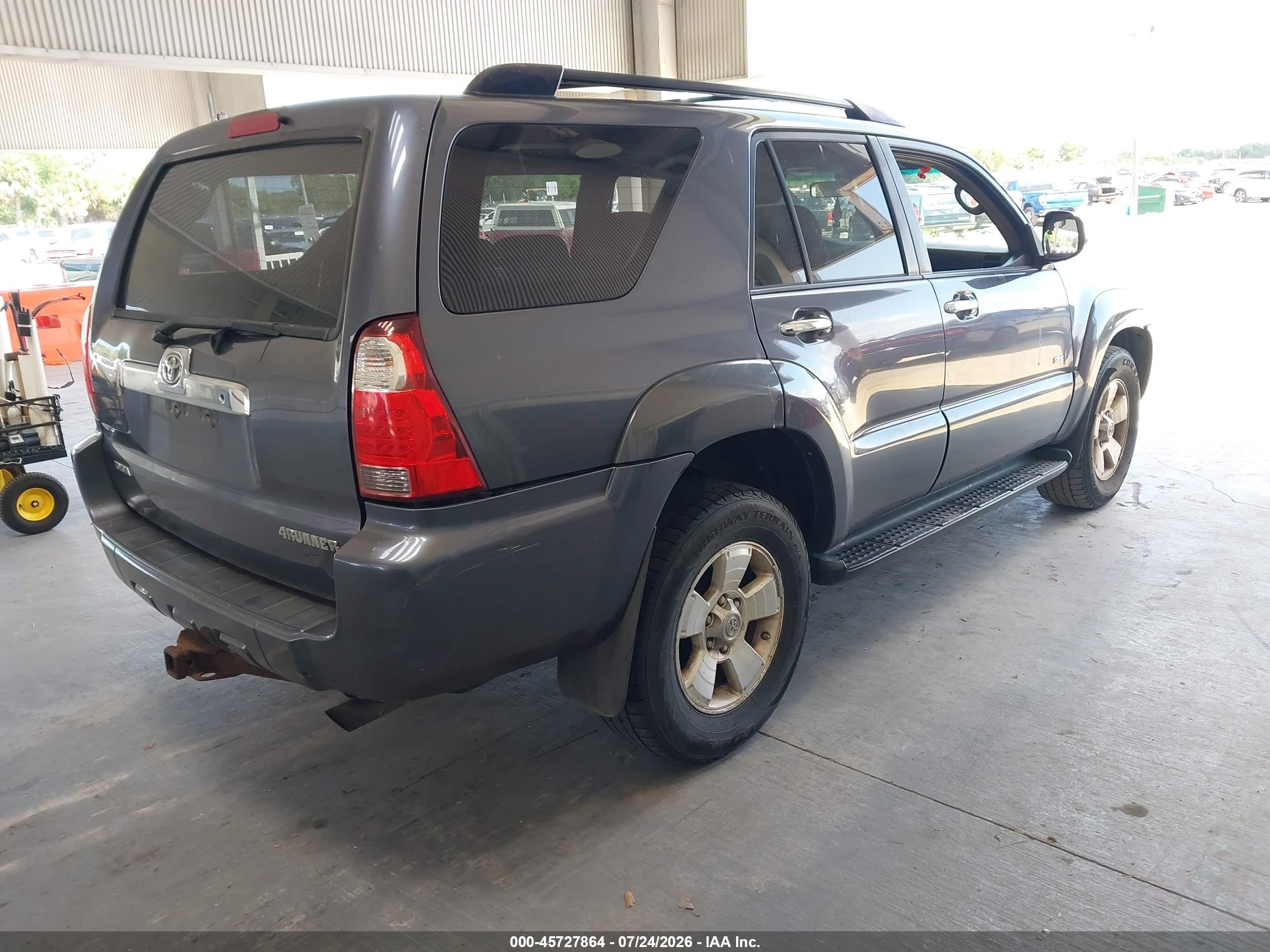 2007 Toyota 4runner Sr5 Blue vin: JTEZU14R778070693