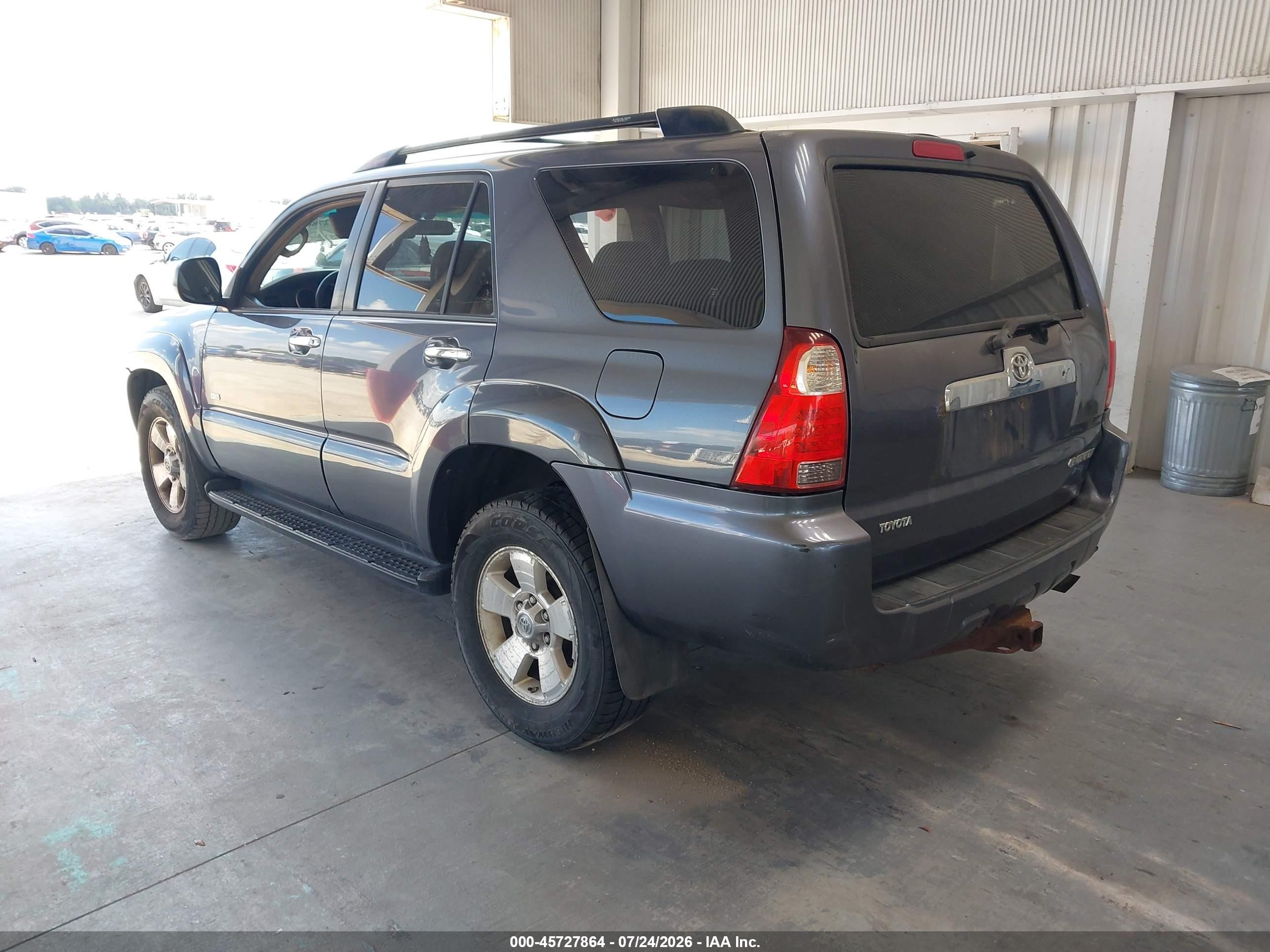 2007 Toyota 4runner Sr5 Blue vin: JTEZU14R778070693