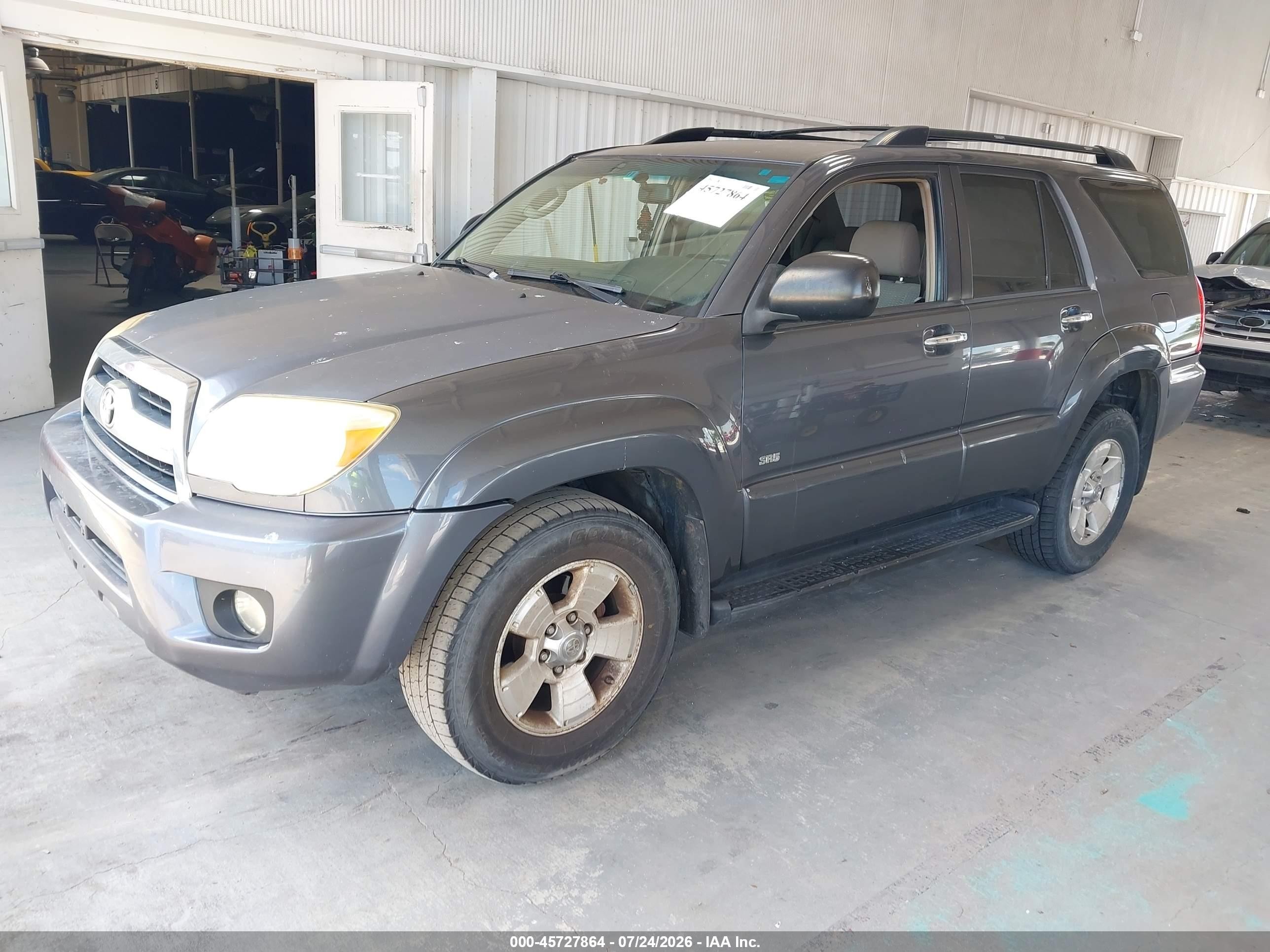 2007 Toyota 4runner Sr5 Blue vin: JTEZU14R778070693