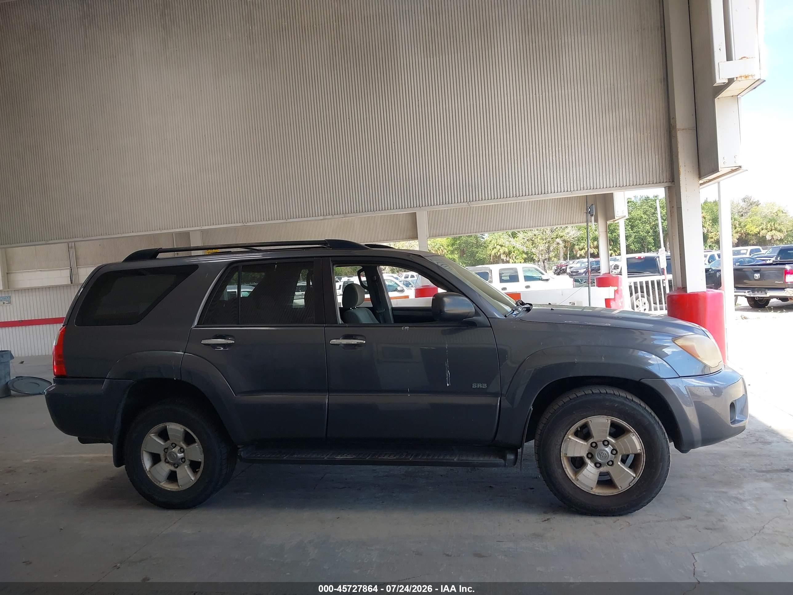 2007 Toyota 4runner Sr5 Blue vin: JTEZU14R778070693