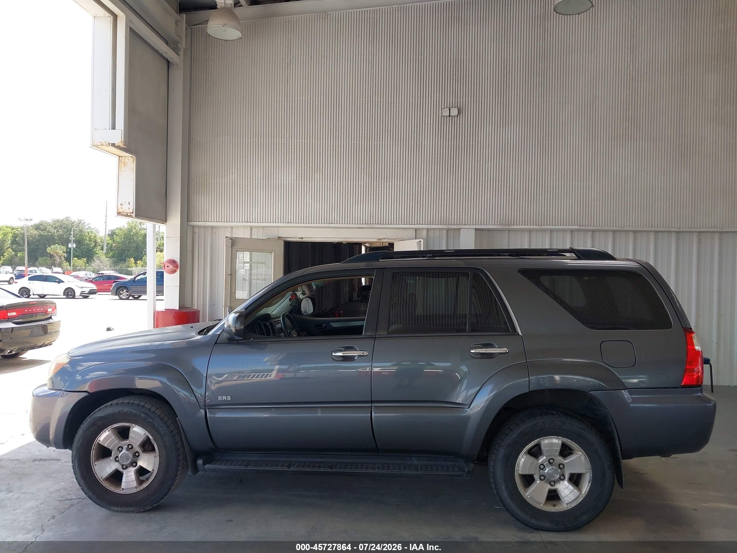 2007 Toyota 4runner Sr5 Blue vin: JTEZU14R778070693