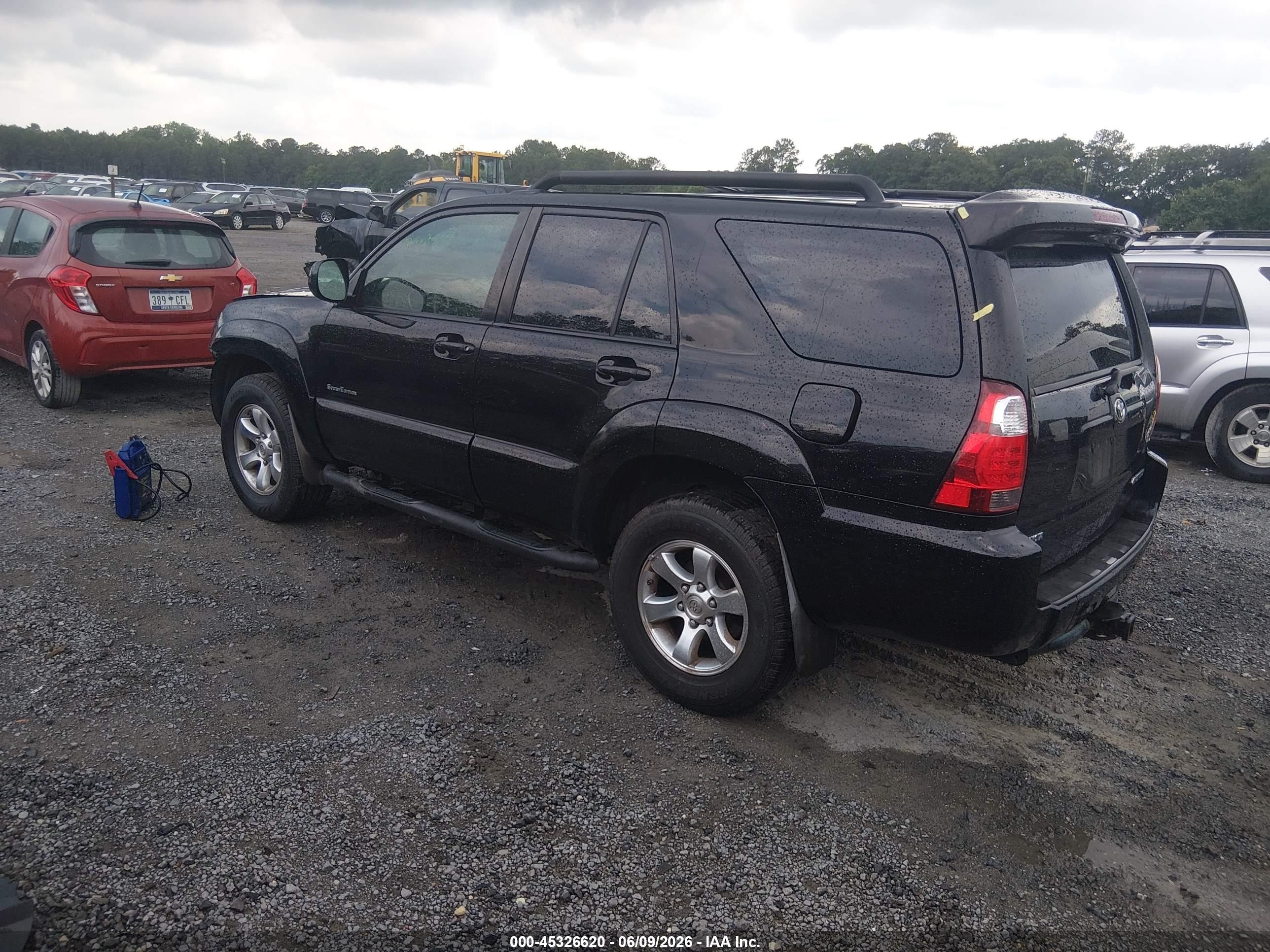 2008 Toyota 4runner Sport V6 Черный vin: JTEZU14R780101585