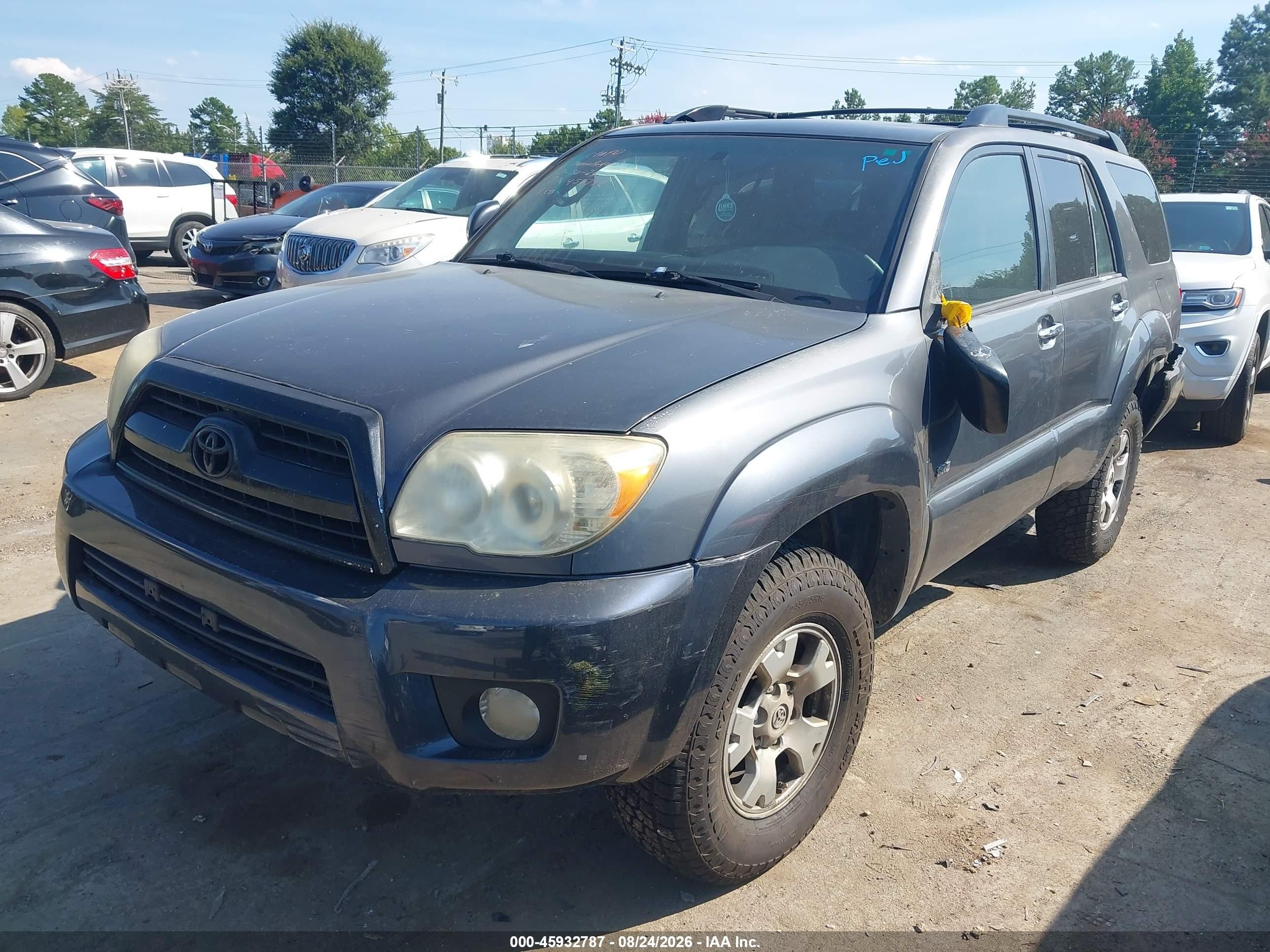 2008 Toyota 4runner Sr5 V6 Gray vin: JTEZU14R78K006772