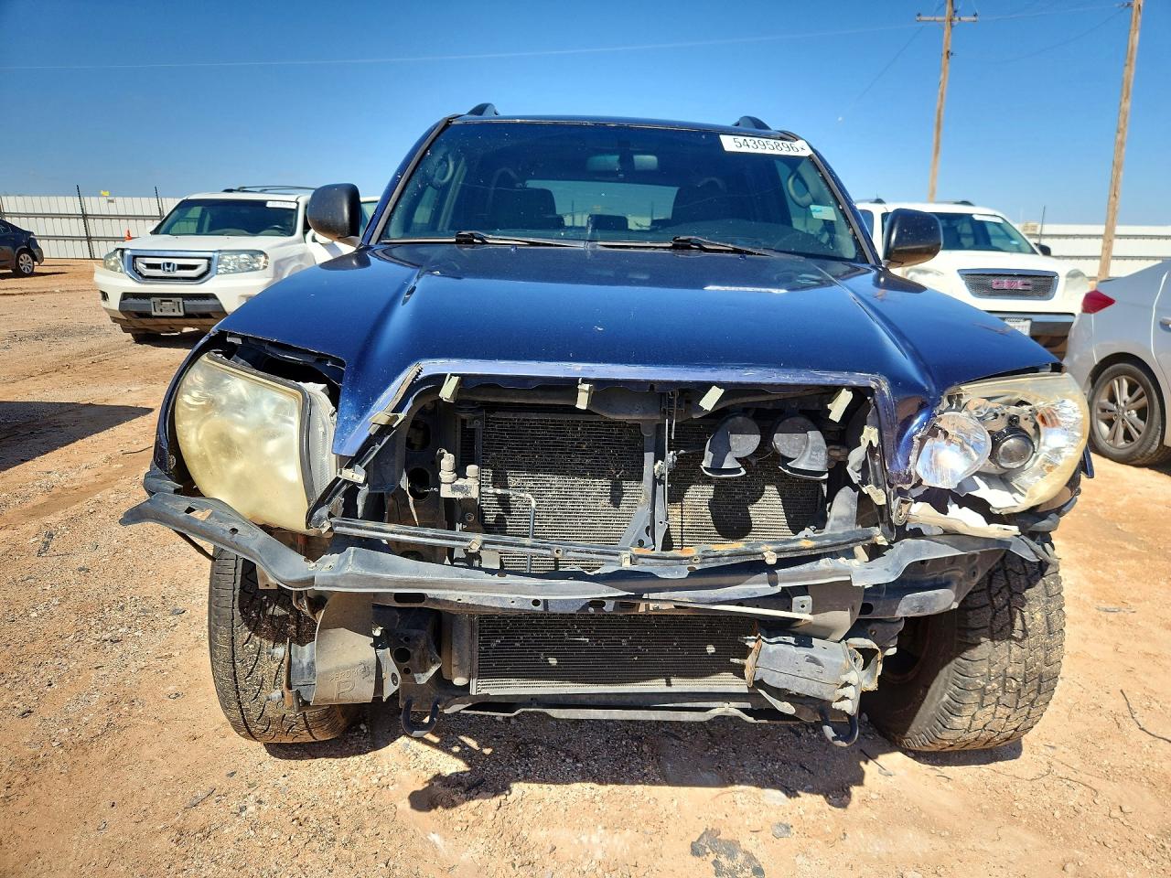 2008 Toyota 4runner Sr5 Blue vin: JTEZU14R78K009946