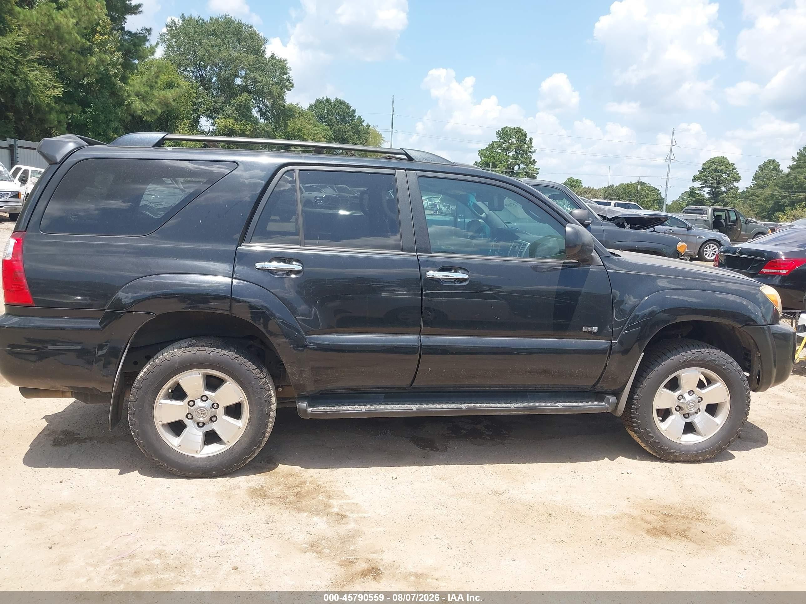 2008 Toyota 4runner Sr5 V6 Black vin: JTEZU14R78K018906