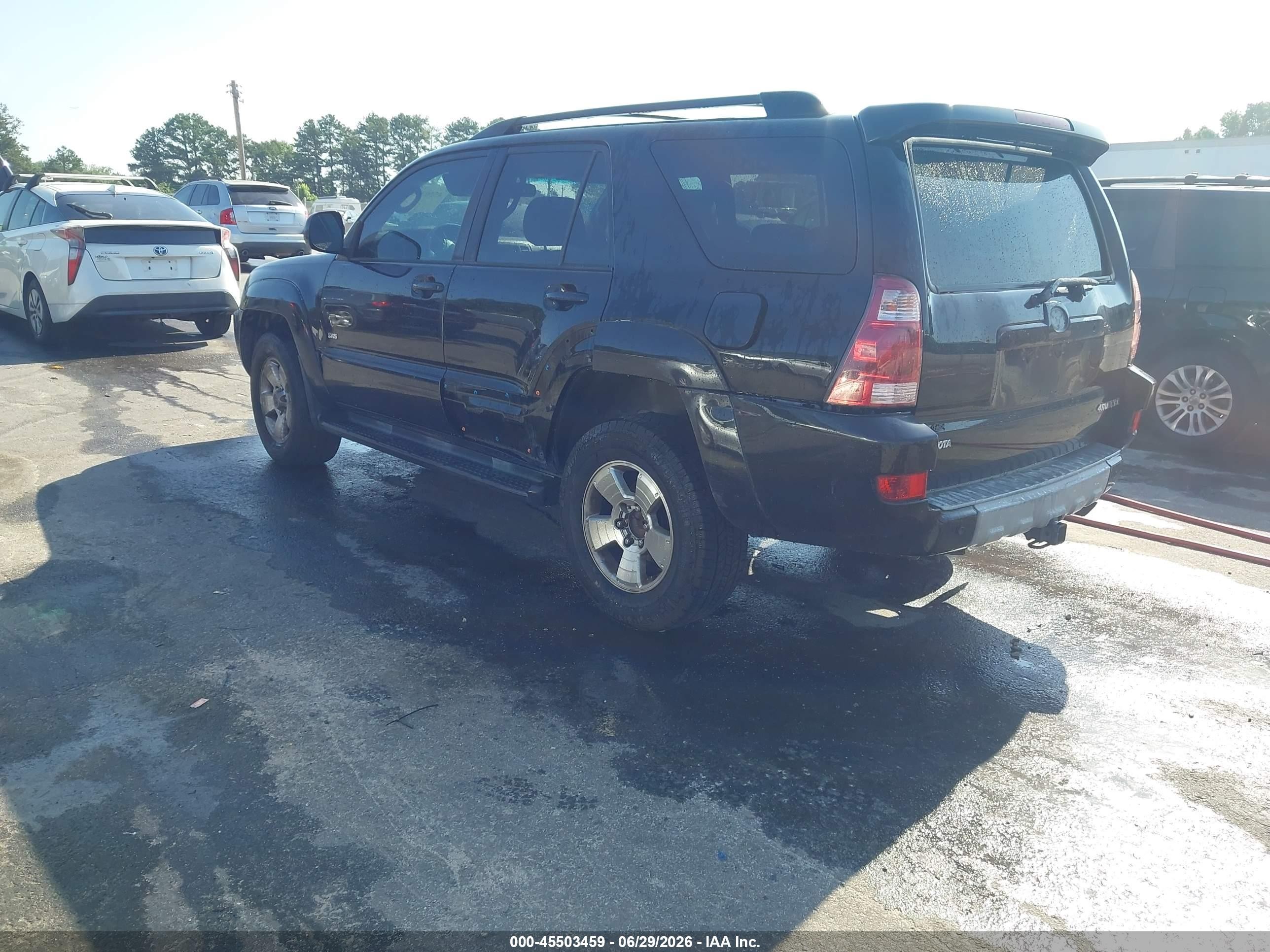 2004 Toyota 4runner Sr5 V6 Black vin: JTEZU14R840027331