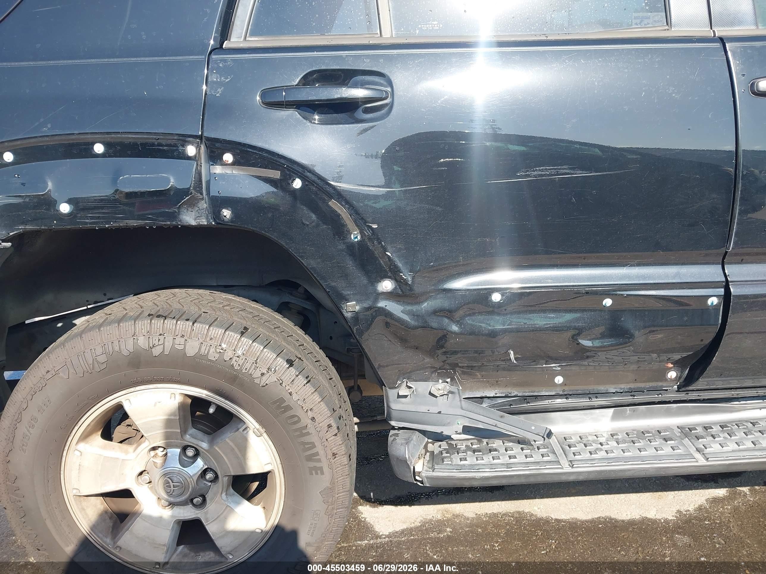 2004 Toyota 4runner Sr5 V6 Black vin: JTEZU14R840027331