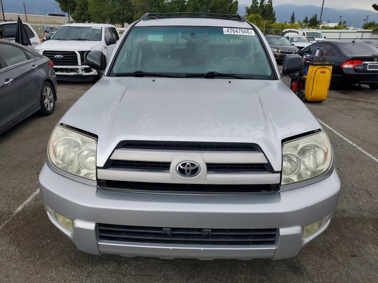 2004 Toyota 4runner Sr5 Silver vin: JTEZU14R840034666