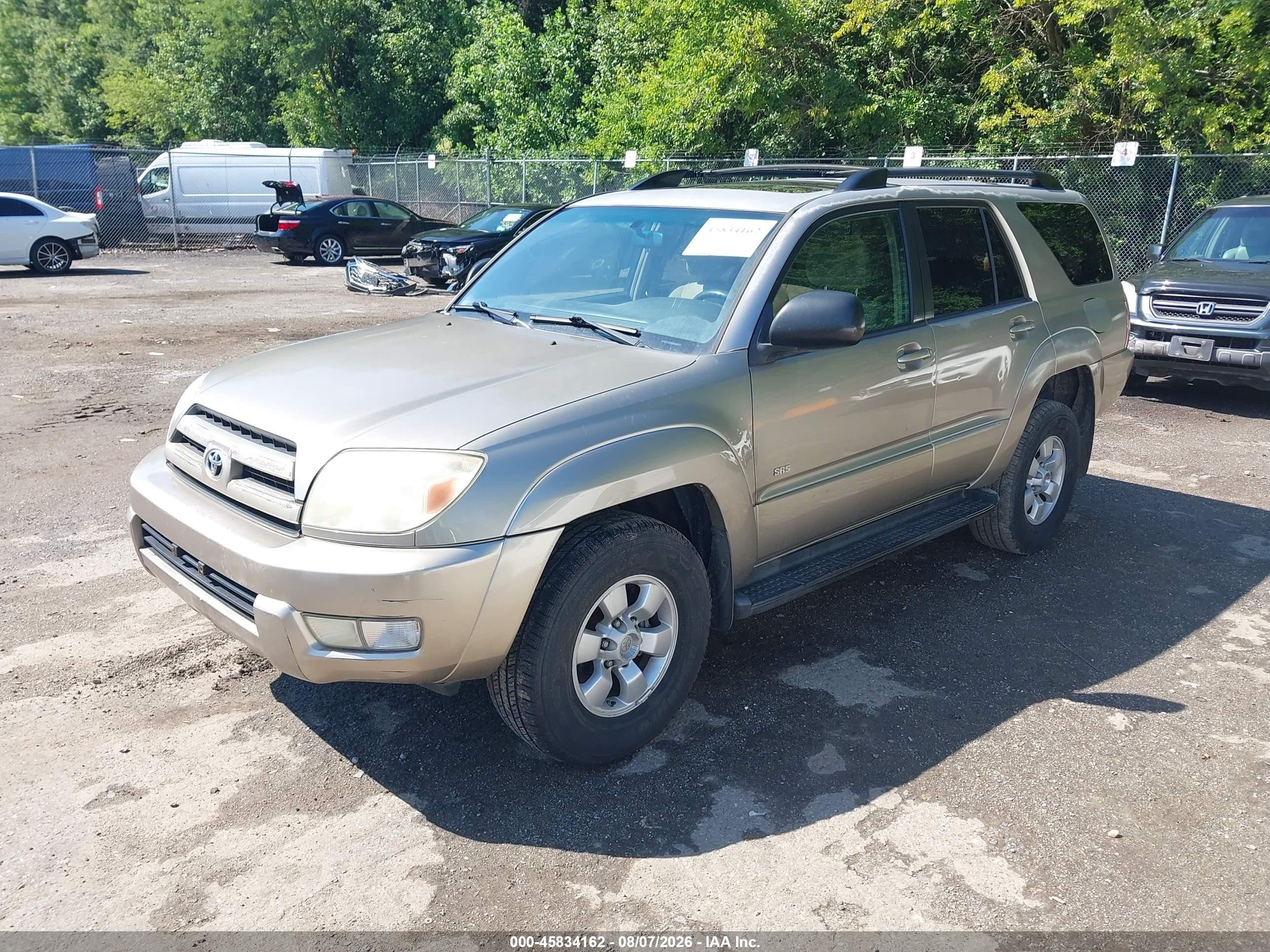 2004 Toyota 4runner Sr5 V6 Золотой vin: JTEZU14R840041472