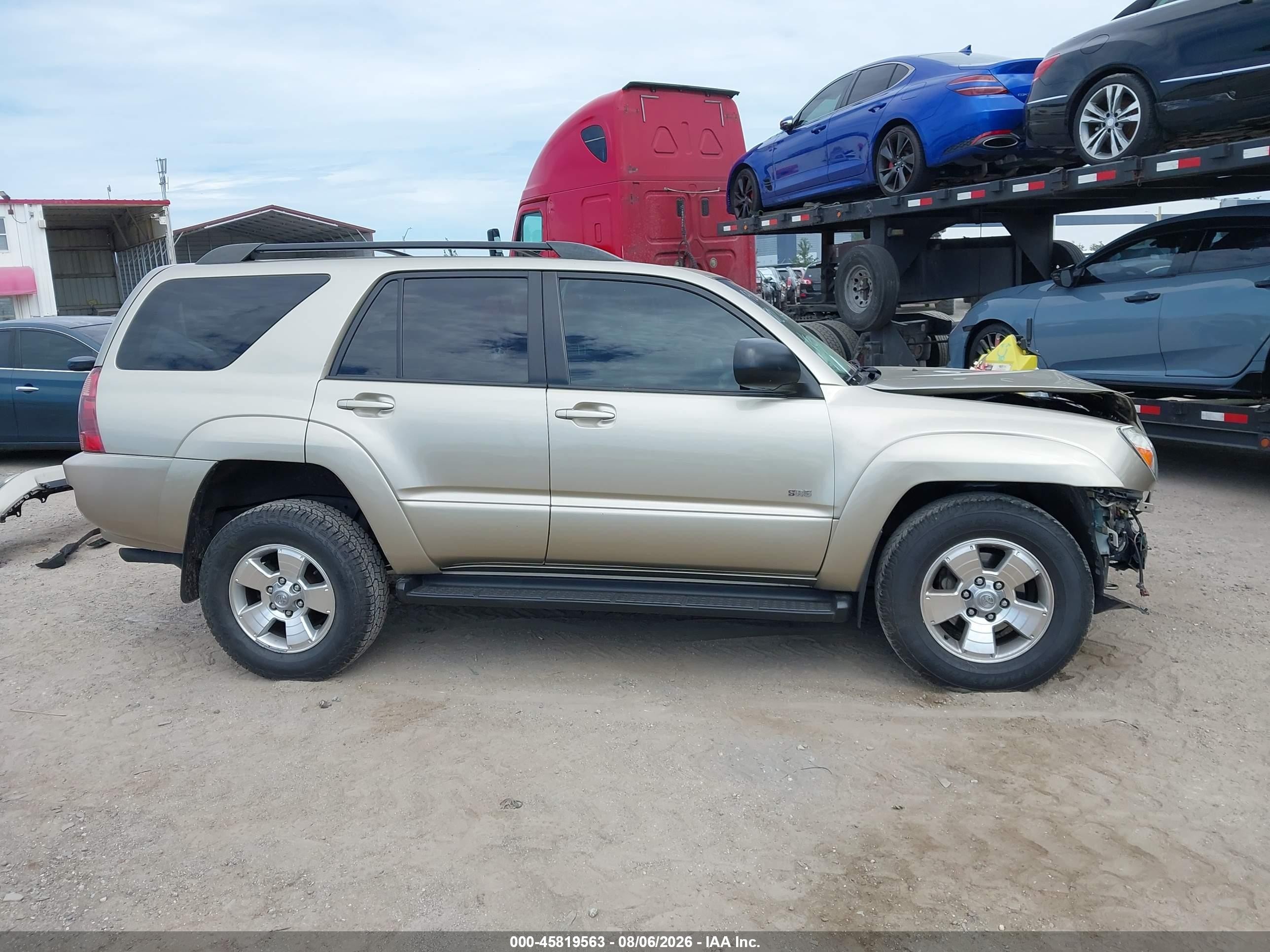 2004 Toyota 4runner Sr5 V6 Gold vin: JTEZU14R848013897
