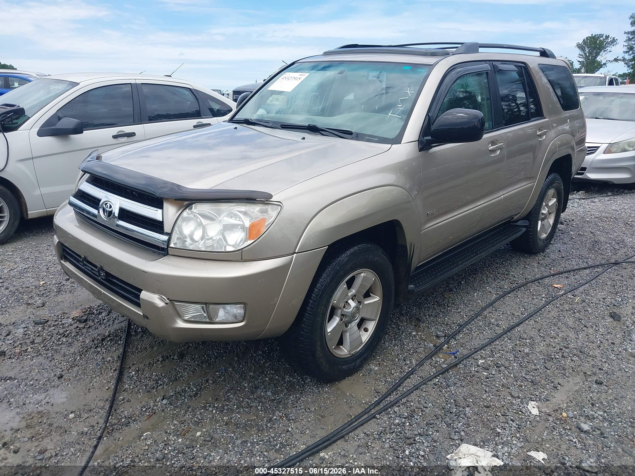 2005 Toyota 4runner Sr5 V6 Gold vin: JTEZU14R850055230