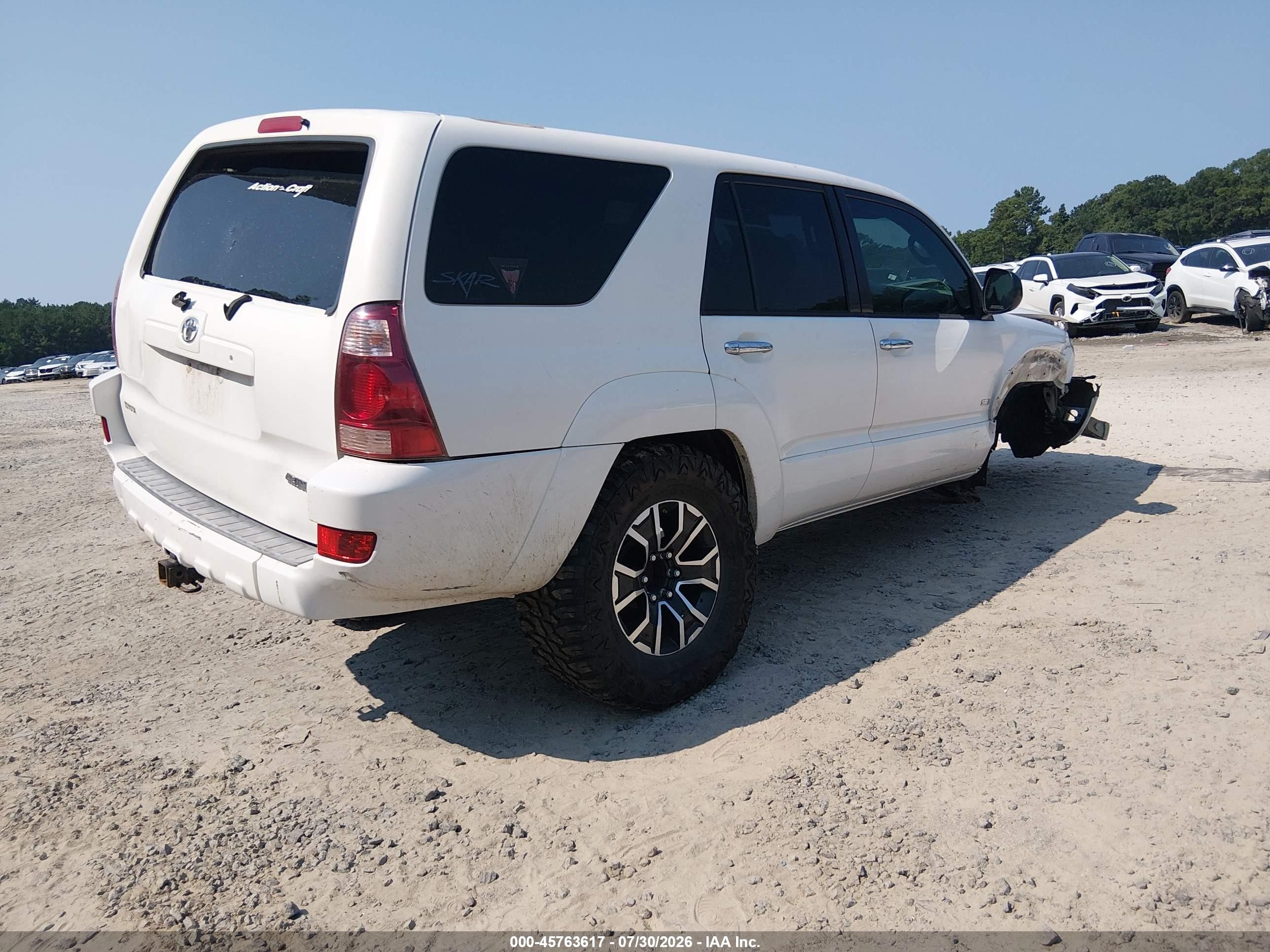 2005 Toyota 4runner Sr5 V6 White vin: JTEZU14R850058984