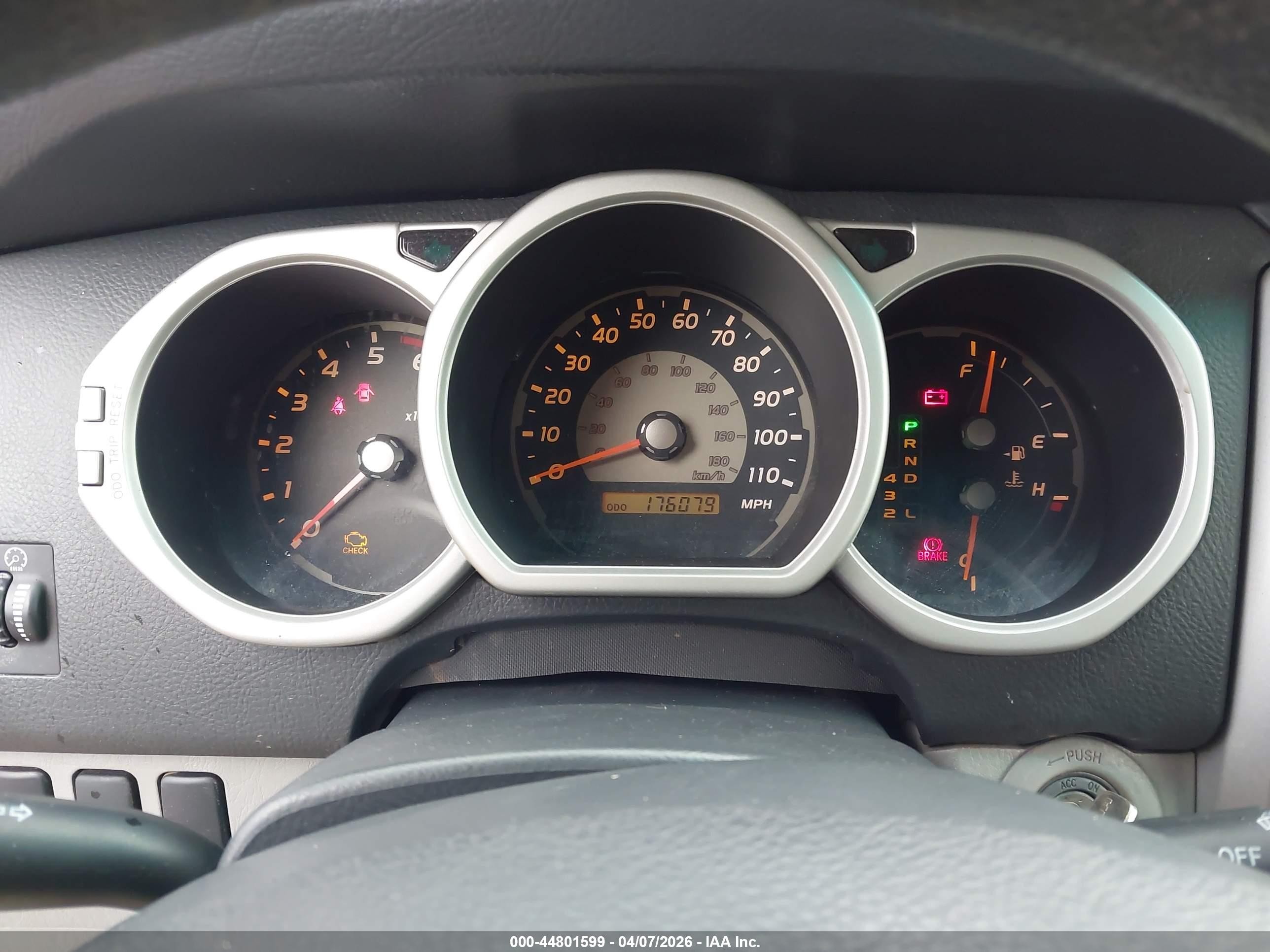 2005 Toyota 4runner   Gray vin: JTEZU14R858027915