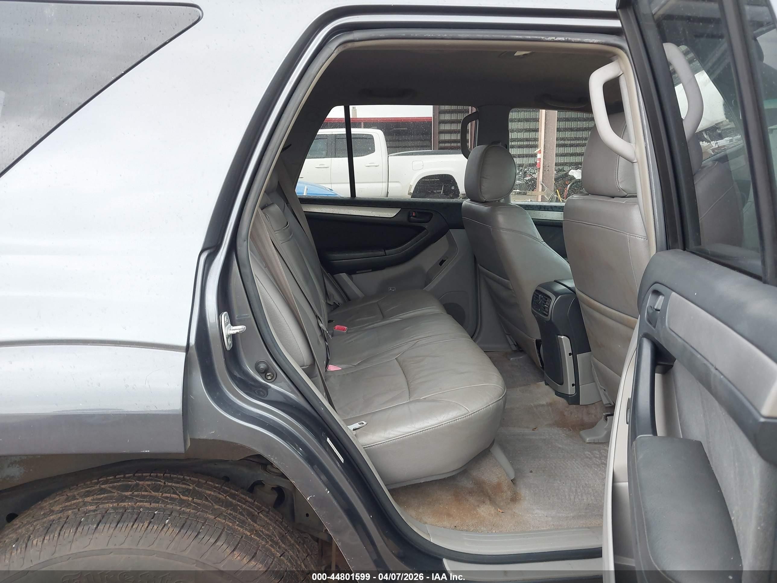 2005 Toyota 4runner   Gray vin: JTEZU14R858027915