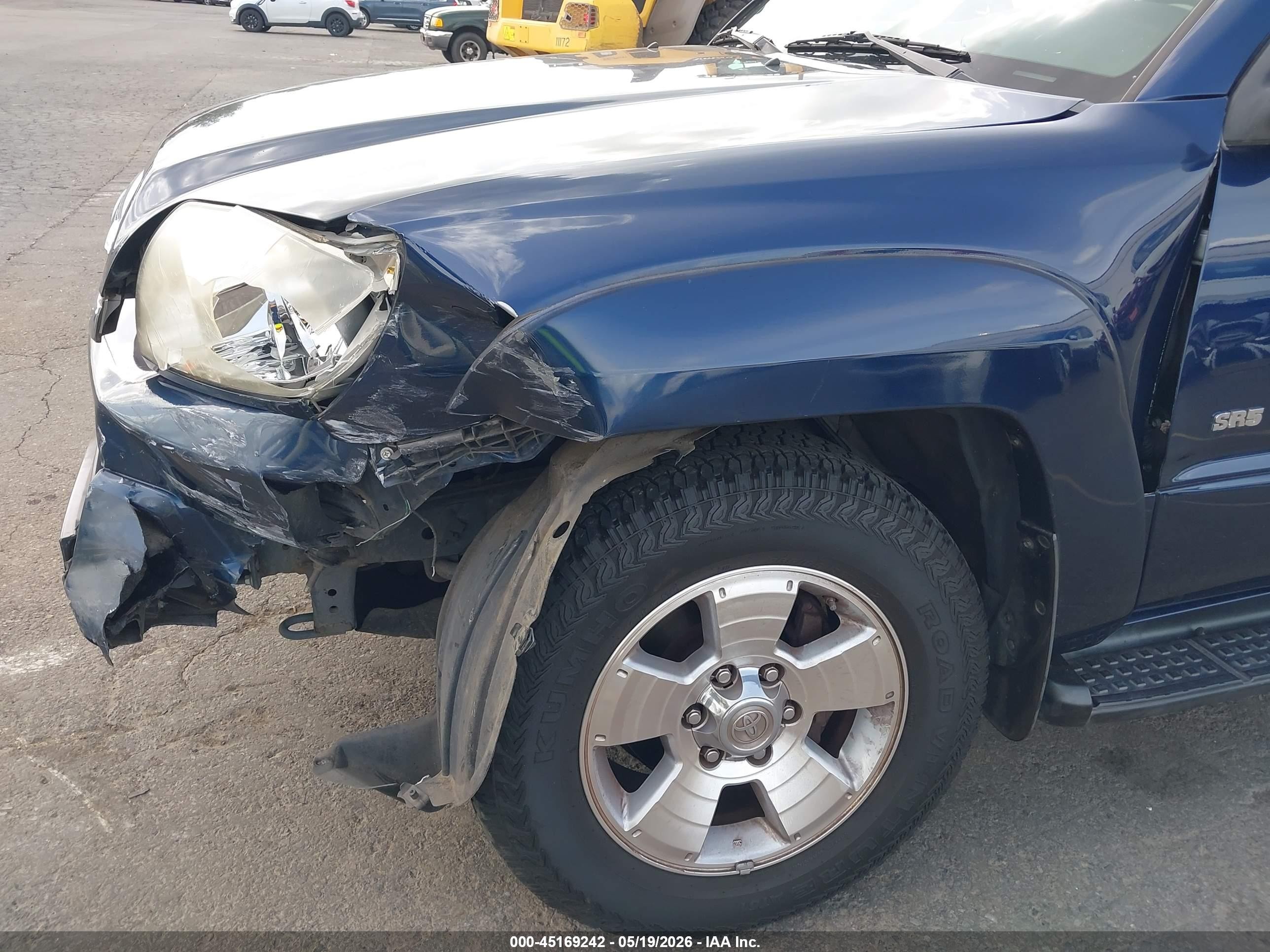 2005 Toyota 4runner Sr5 V6 Синий vin: JTEZU14R858036078