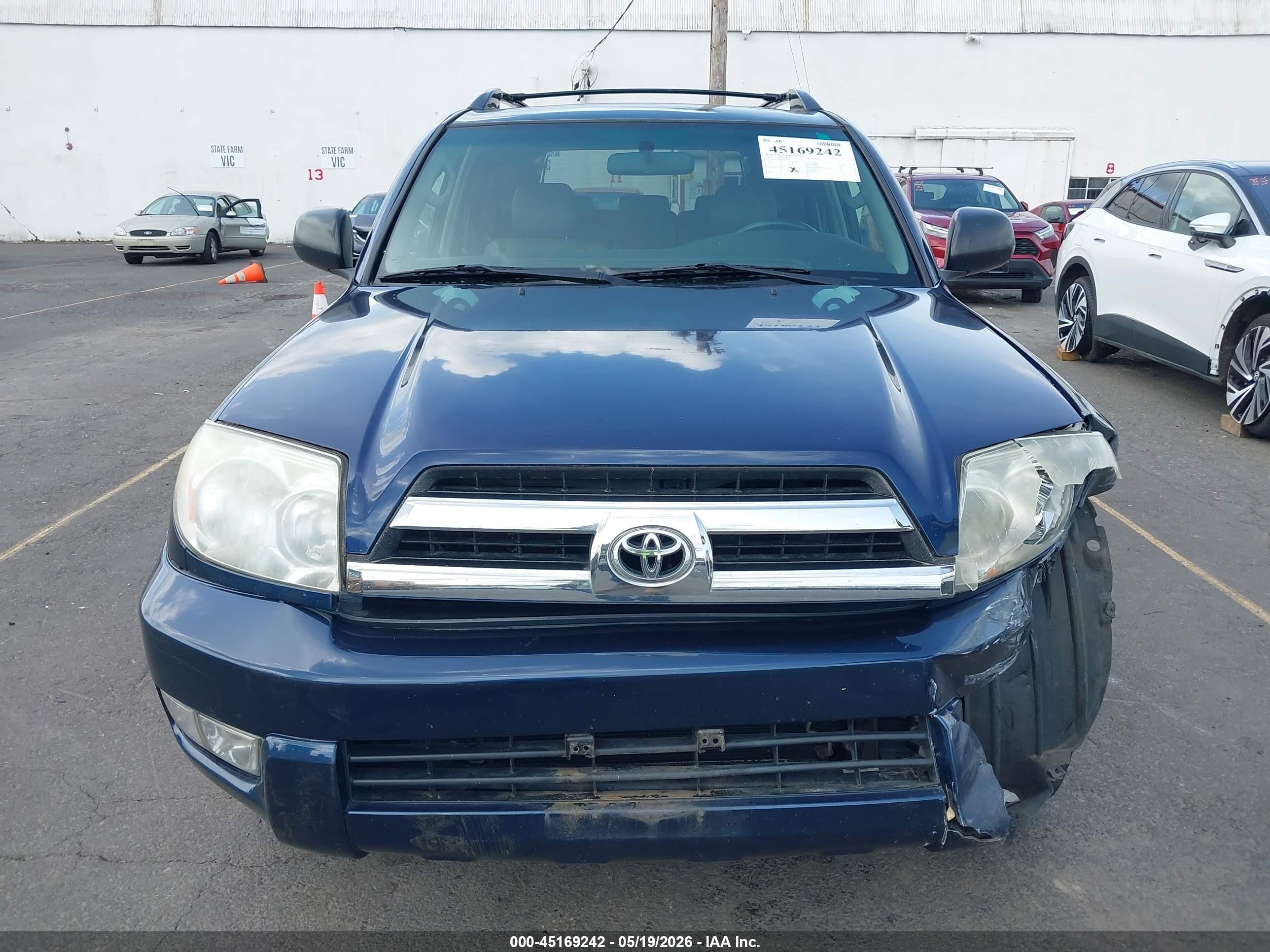 2005 Toyota 4runner Sr5 V6 Синий vin: JTEZU14R858036078