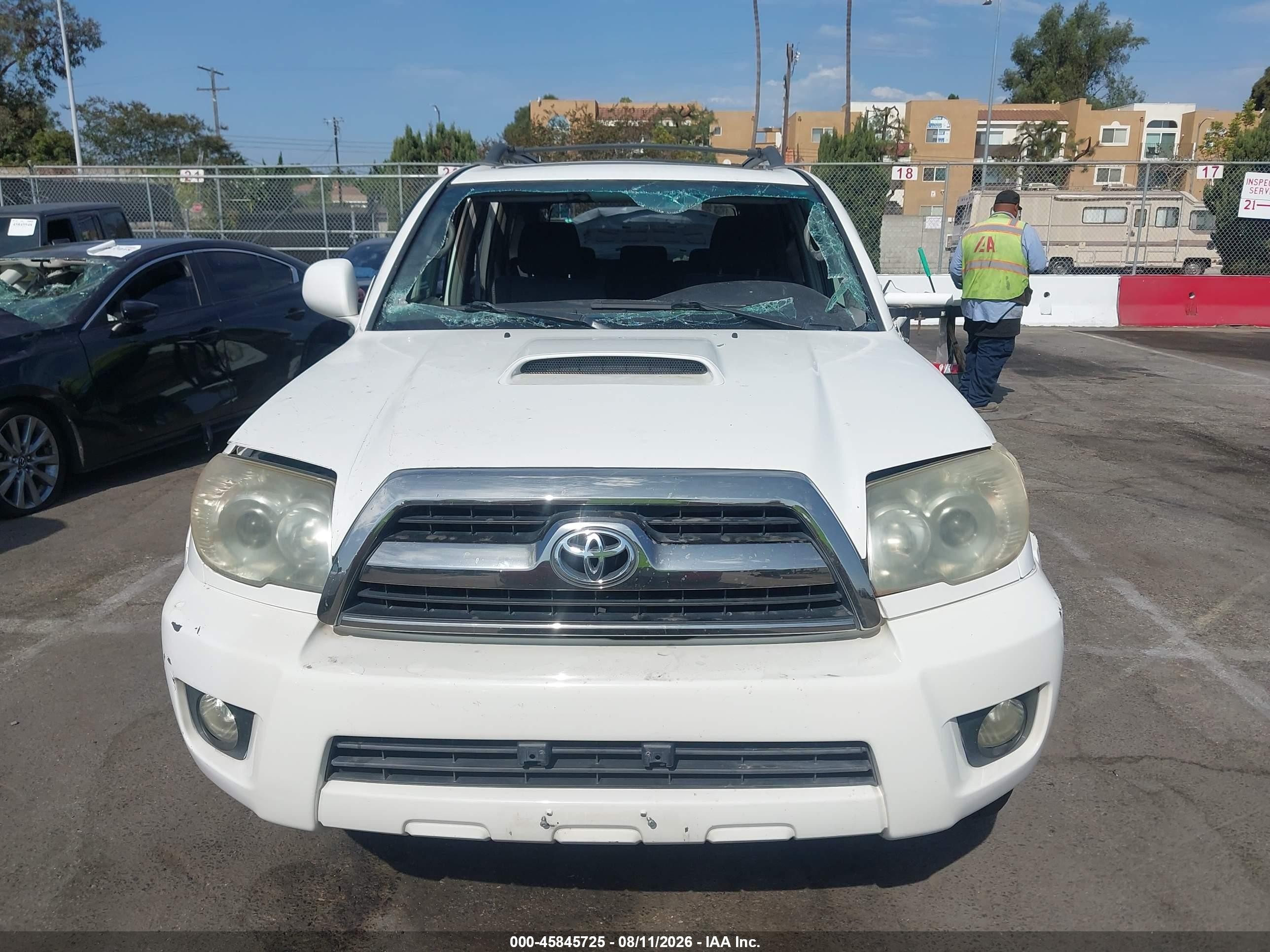 2006 Toyota 4runner Sr5 Sport V6 White vin: JTEZU14R868058177