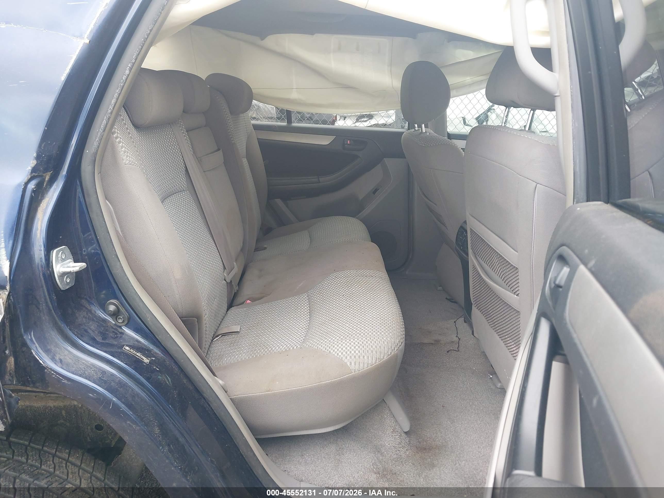 2007 Toyota 4runner Sr5 Blue vin: JTEZU14R870088568