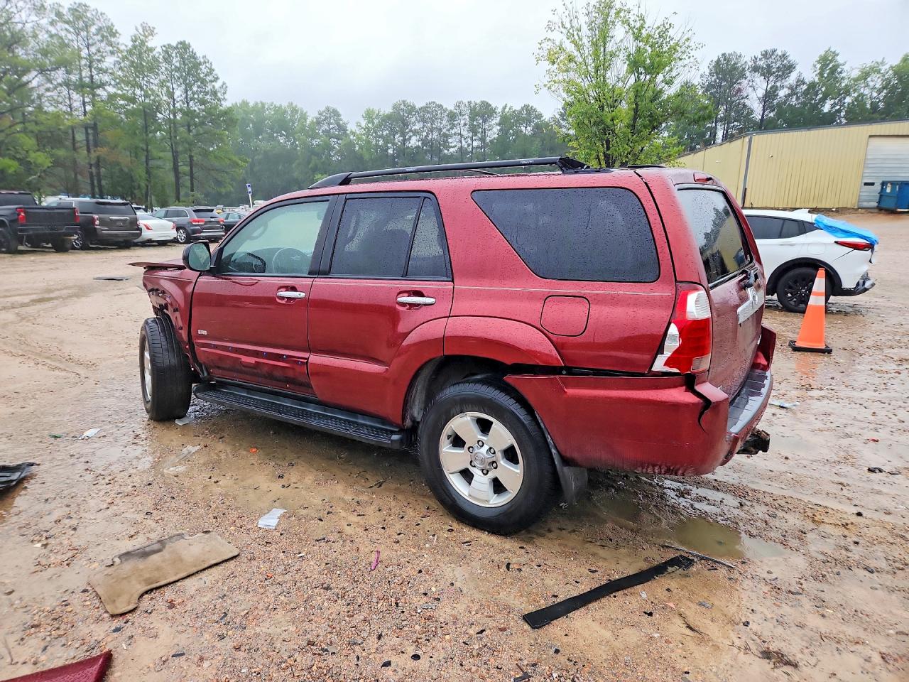 2007 Toyota 4runner Sr5 Темно-бордовый vin: JTEZU14R878073781