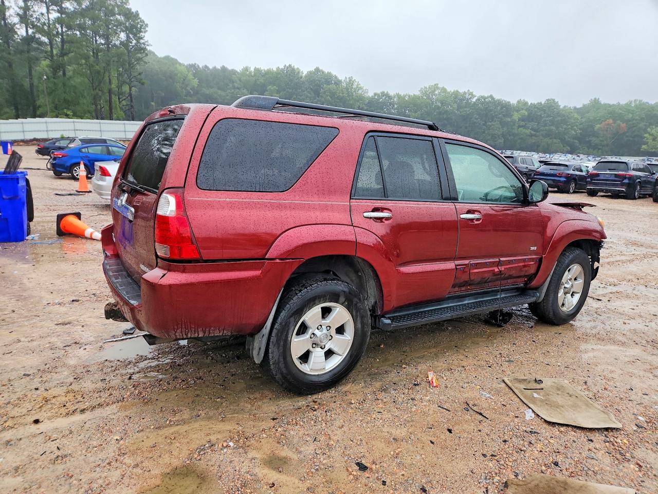 2007 Toyota 4runner Sr5 Темно-бордовый vin: JTEZU14R878073781