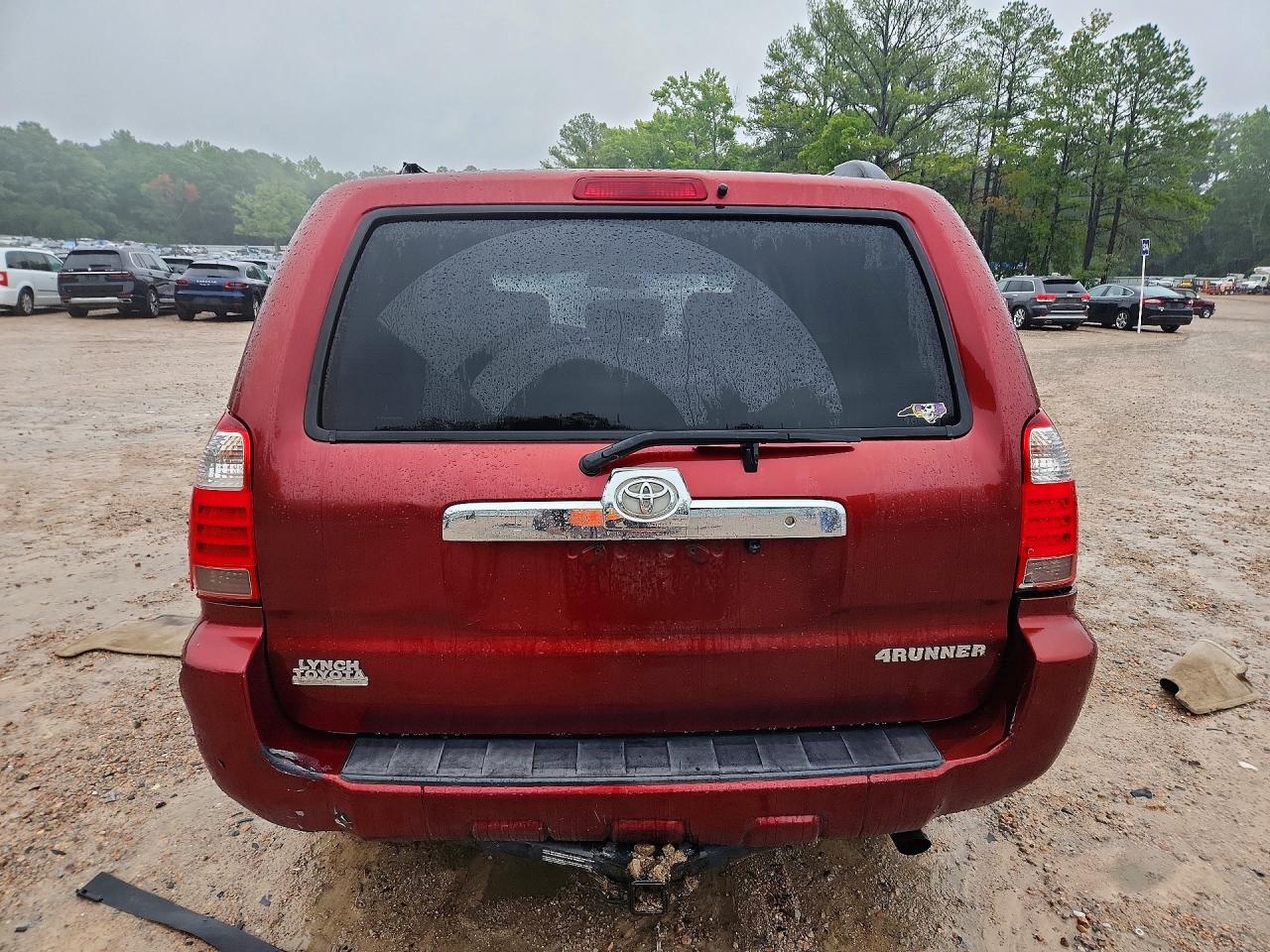 2007 Toyota 4runner Sr5 Темно-бордовый vin: JTEZU14R878073781