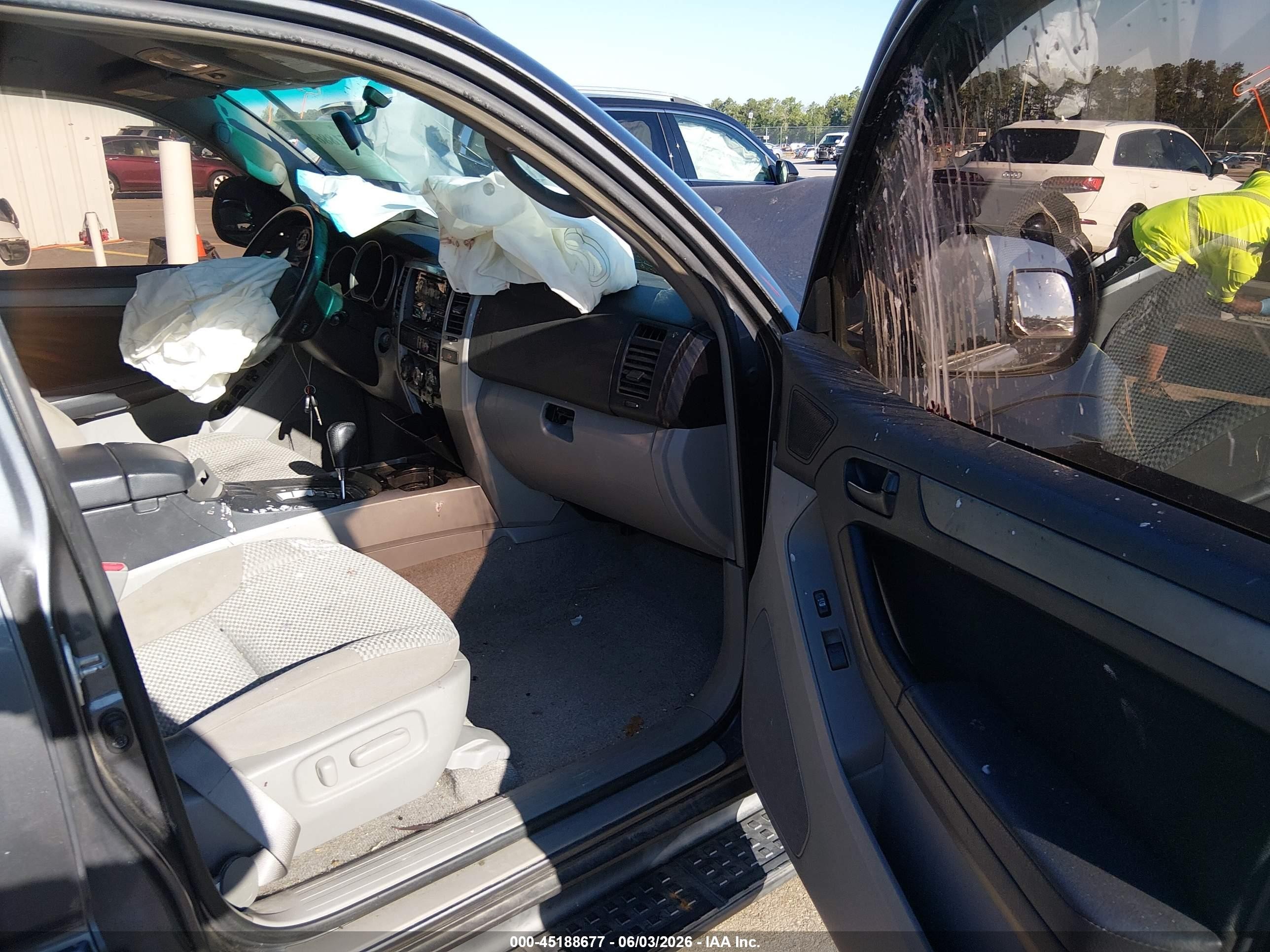 2007 Toyota 4runner Sr5 V6 Gray vin: JTEZU14R878075109