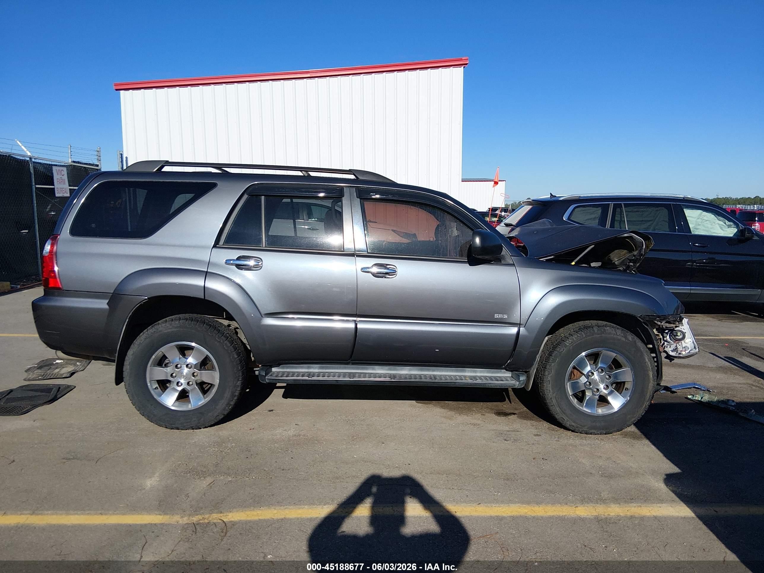 2007 Toyota 4runner Sr5 V6 Gray vin: JTEZU14R878075109