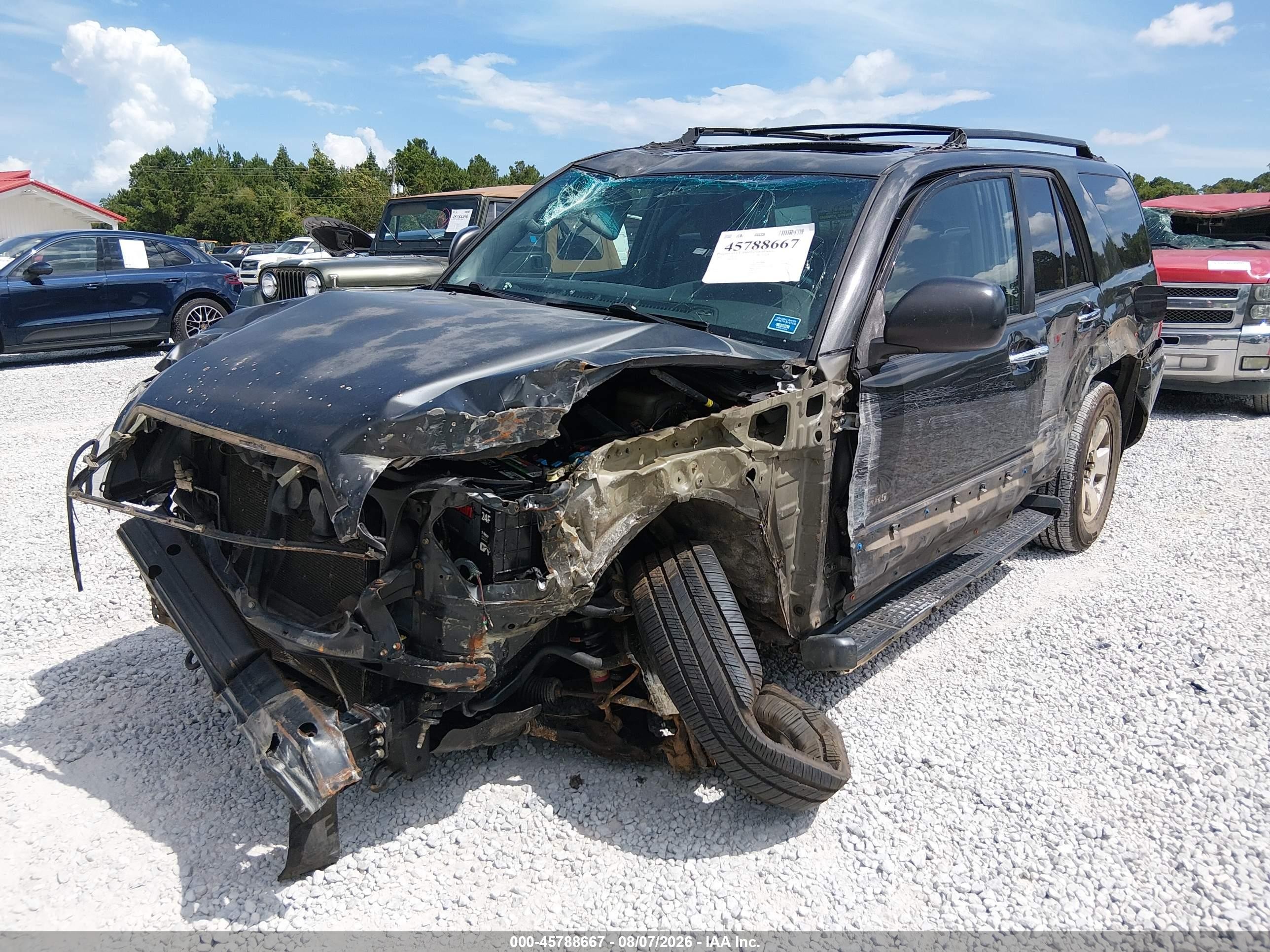 2007 Toyota 4runner Sr5 Серый vin: JTEZU14R878076003