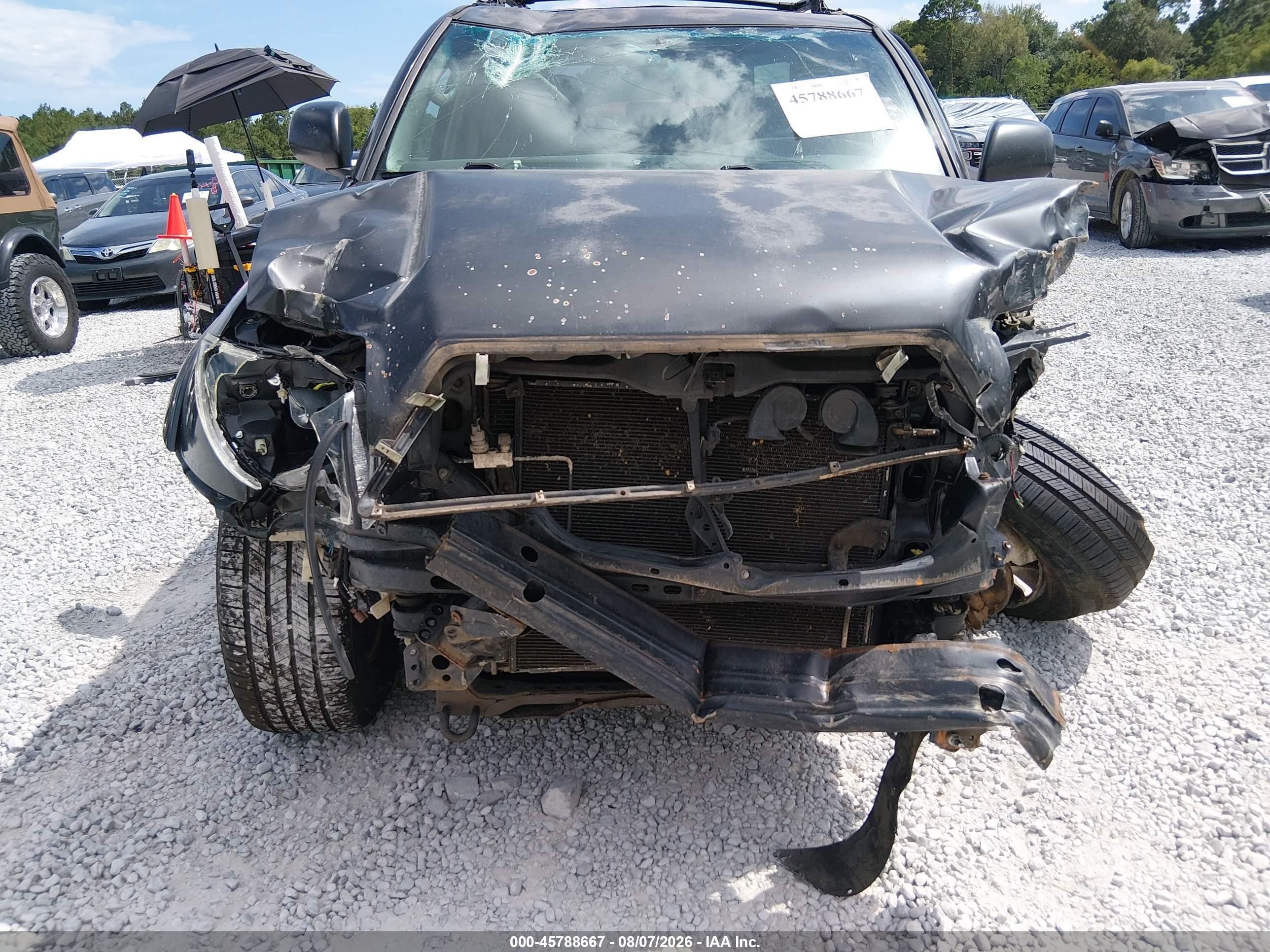 2007 Toyota 4runner Sr5 Серый vin: JTEZU14R878076003