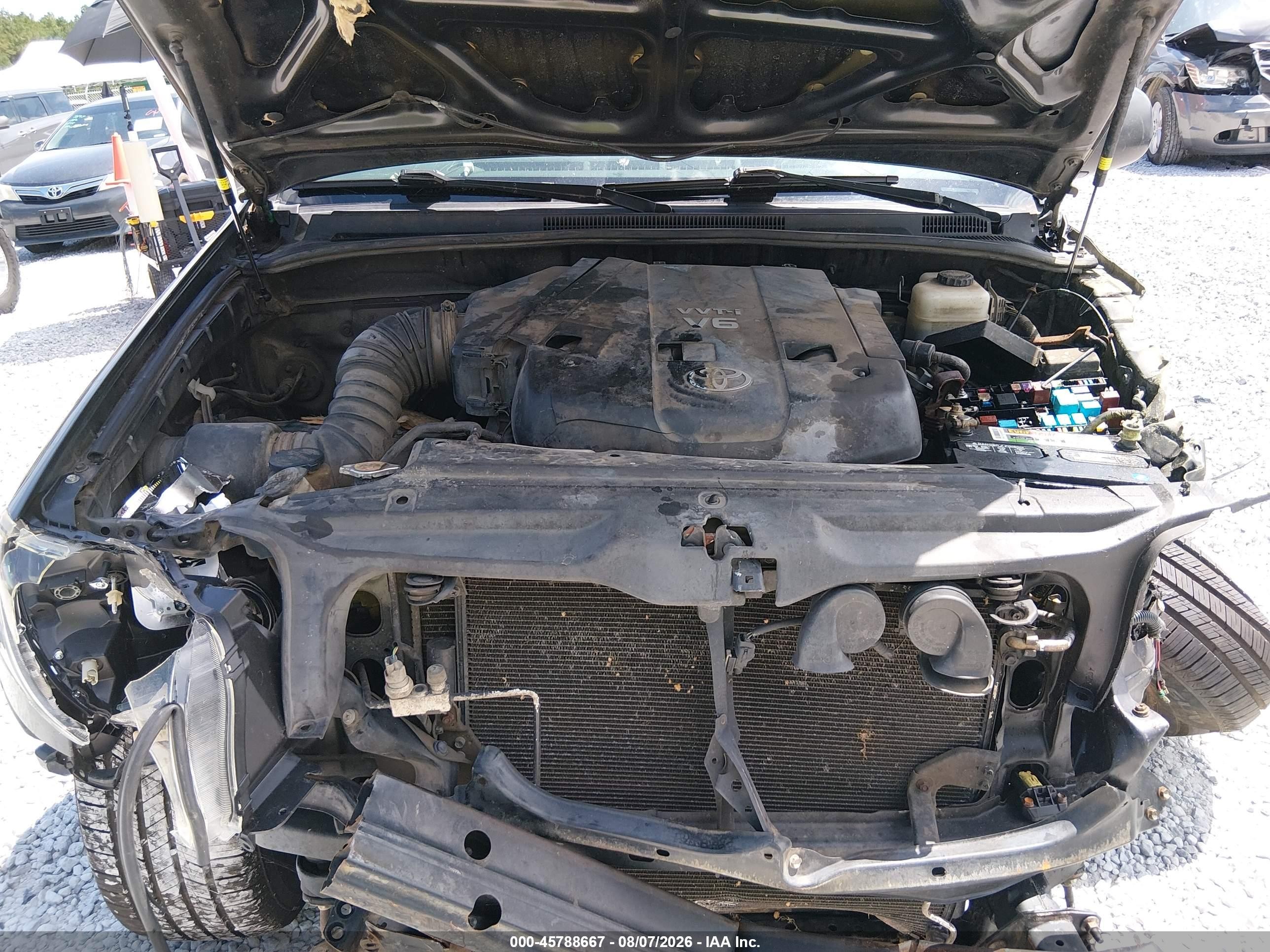 2007 Toyota 4runner Sr5 Серый vin: JTEZU14R878076003