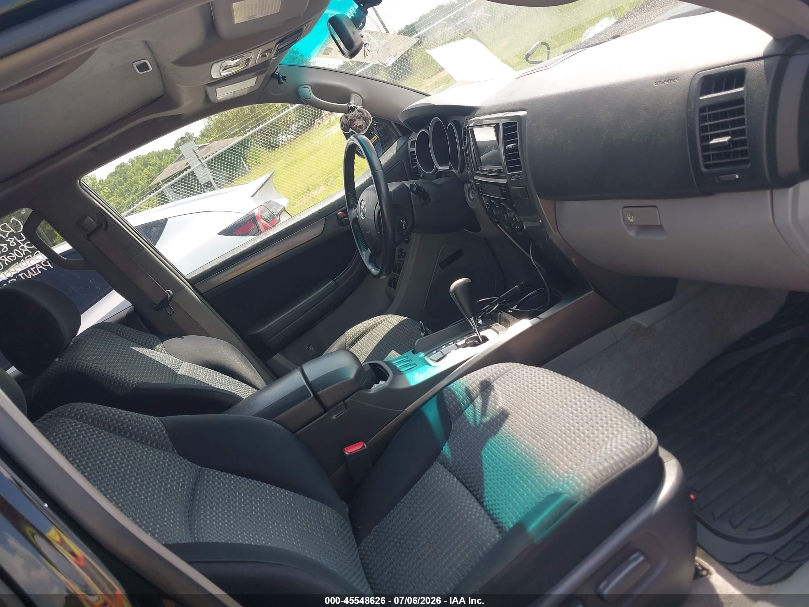 2008 Toyota 4runner Sport V6 Black vin: JTEZU14R88K006909