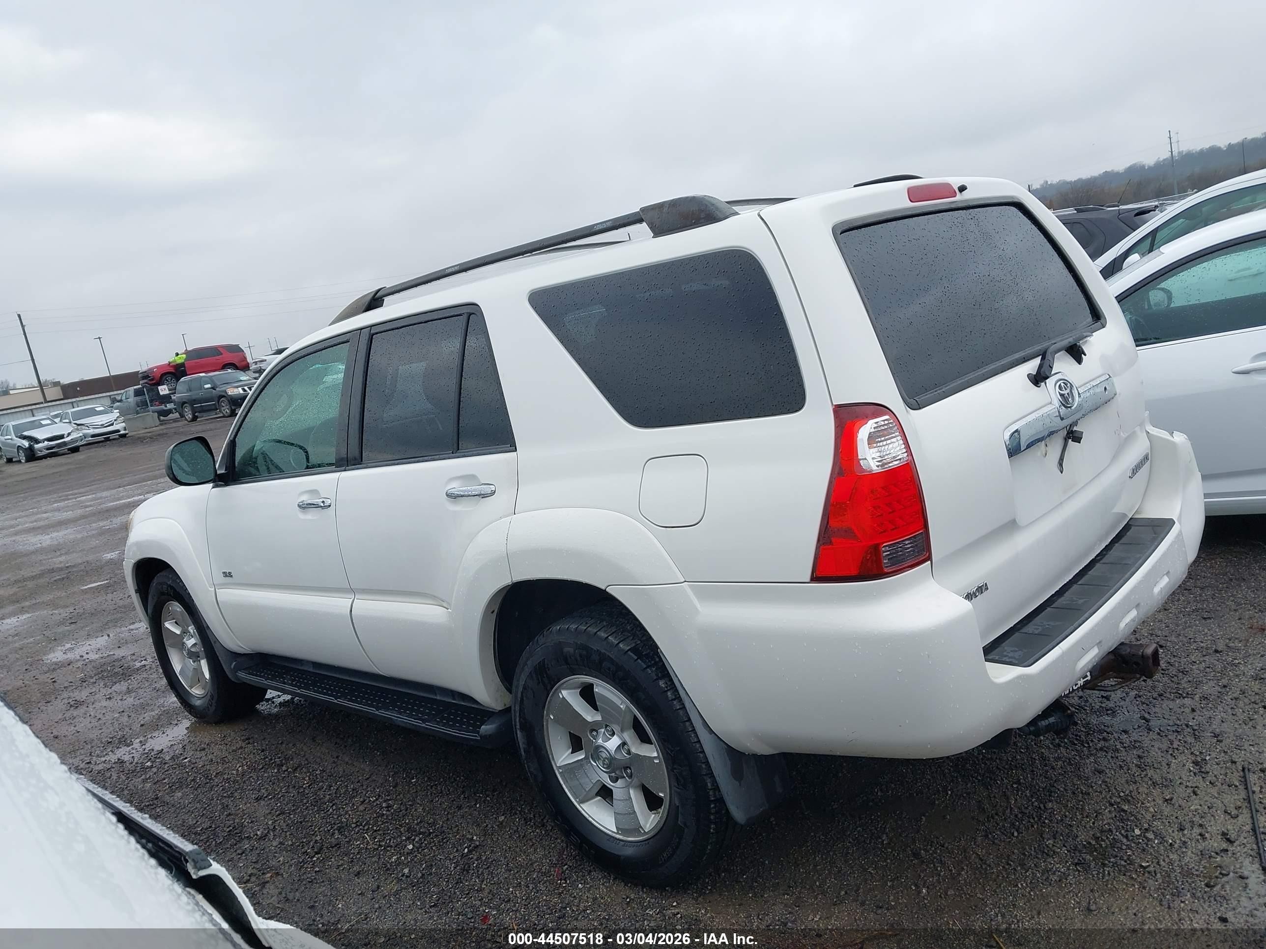 2009 Toyota 4runner Sr5 V6 White vin: JTEZU14R89K024344