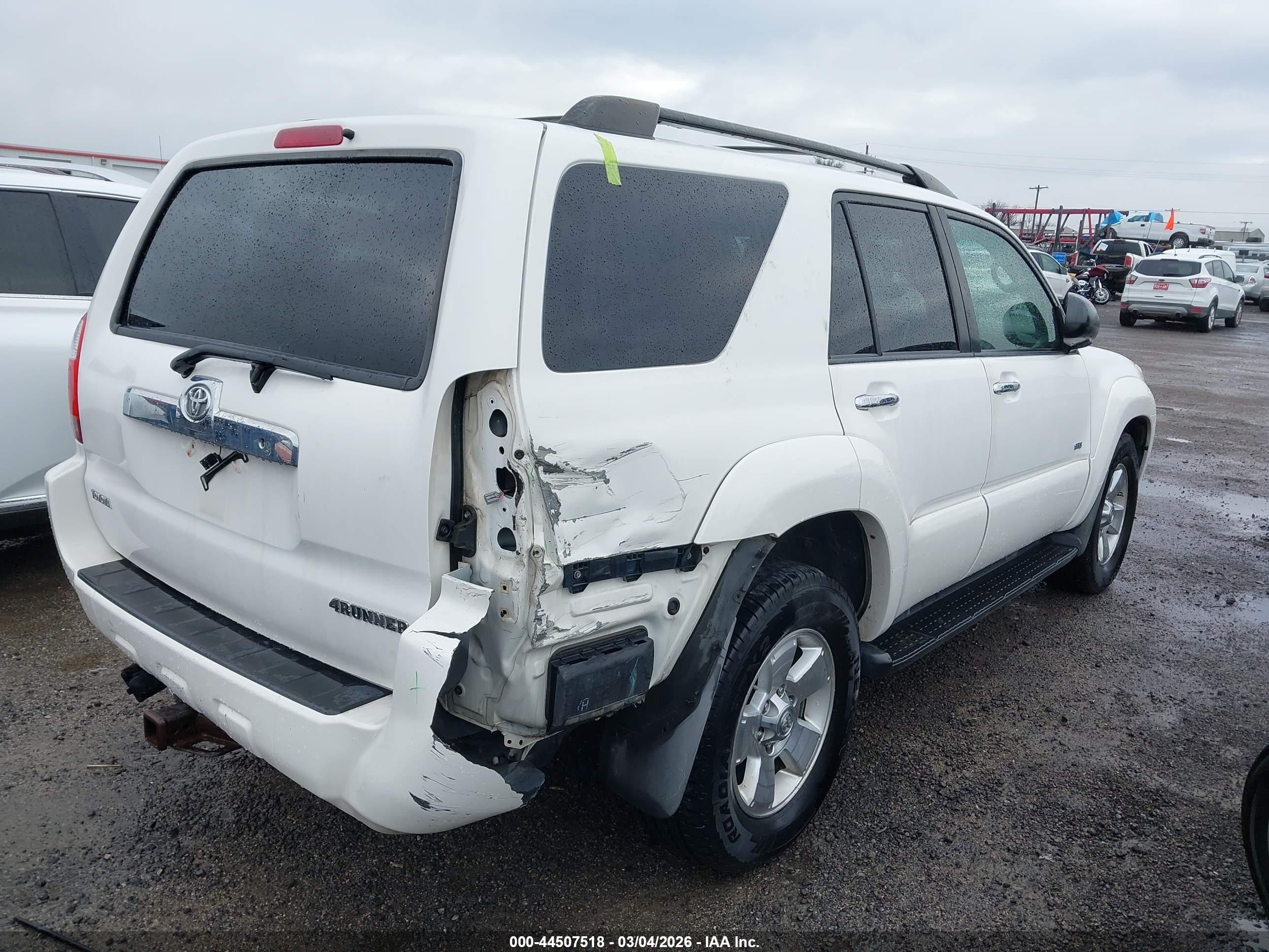 2009 Toyota 4runner Sr5 V6 White vin: JTEZU14R89K024344