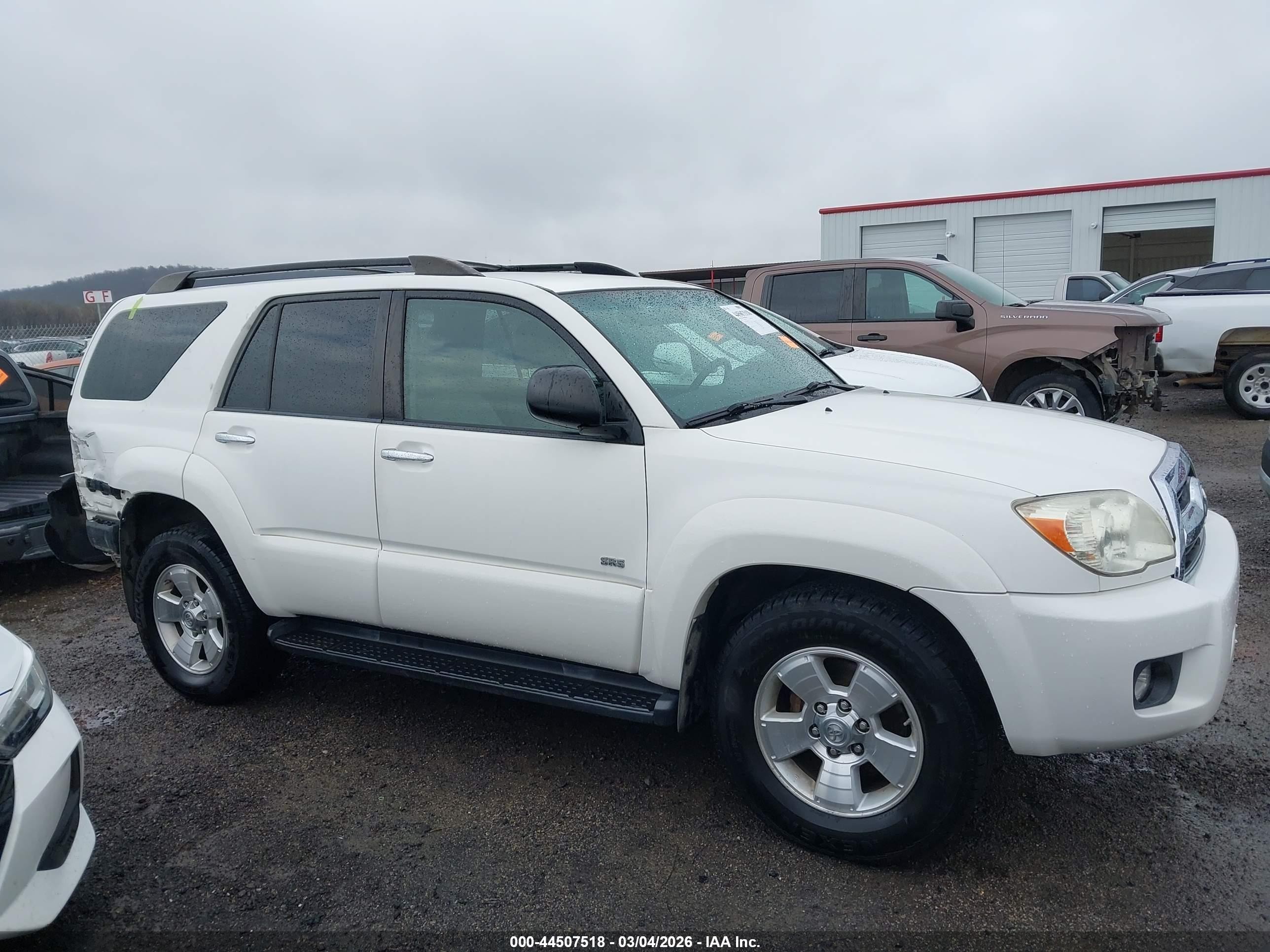 2009 Toyota 4runner Sr5 V6 White vin: JTEZU14R89K024344