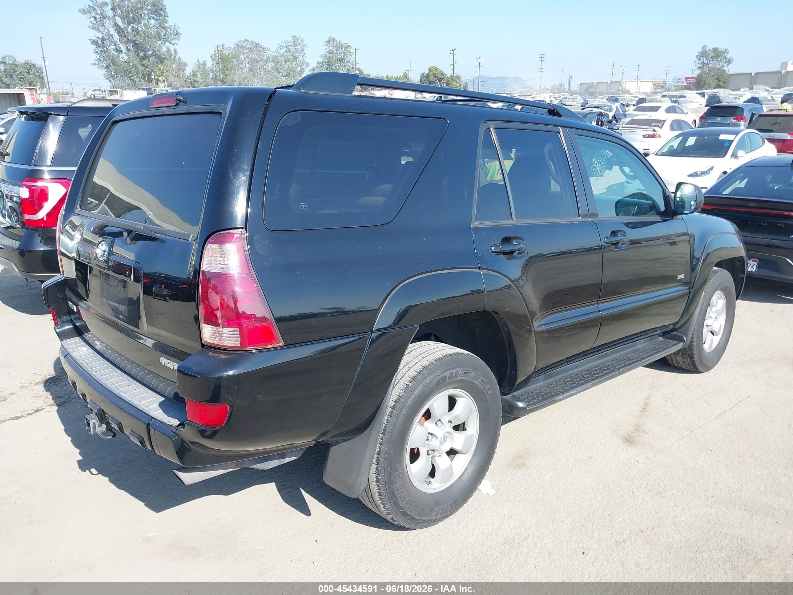 2005 Toyota 4runner Sr5 V6 Черный vin: JTEZU14R958029401